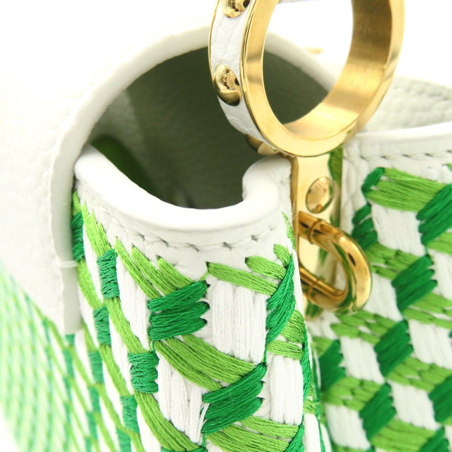 Louis Vuitton Louis Vuitton Capucines Mini Shoulder Bag Leather Taurillon White Green Bron/Vert Size ONE SIZE - 13 Thumbnail
