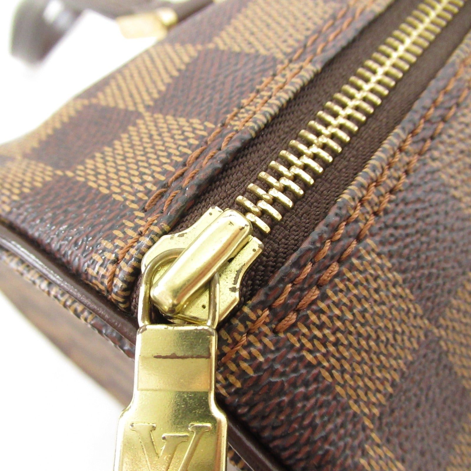 Louis Vuitton Louis Vuitton Papillon 30 Shoulder Bag Coated Canvas Damier Brown Ebene Size ONE SIZE - 8 Thumbnail