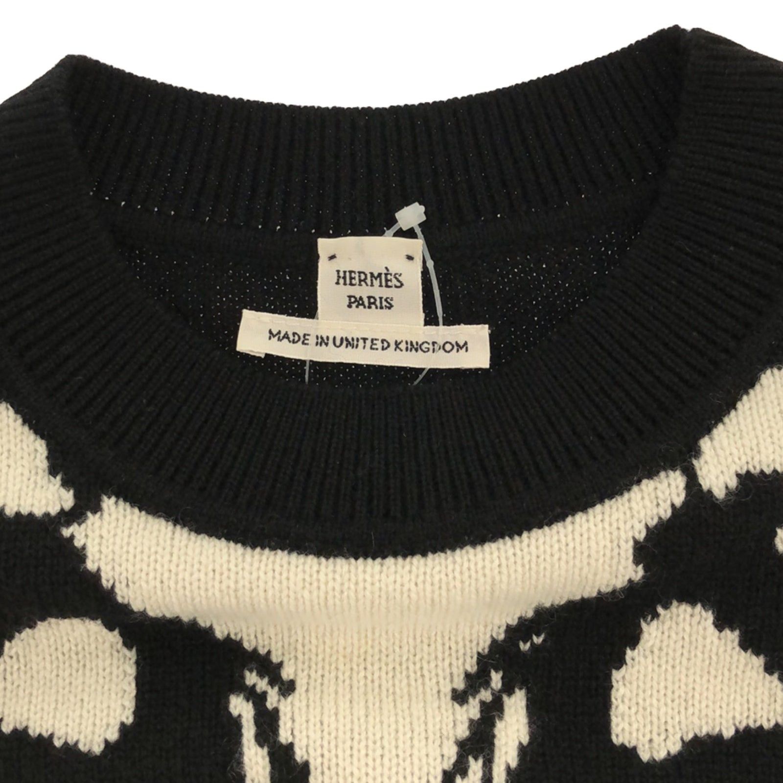 Hermes Hermes Knit Cashmere Black Size ONE SIZE - 5 Thumbnail