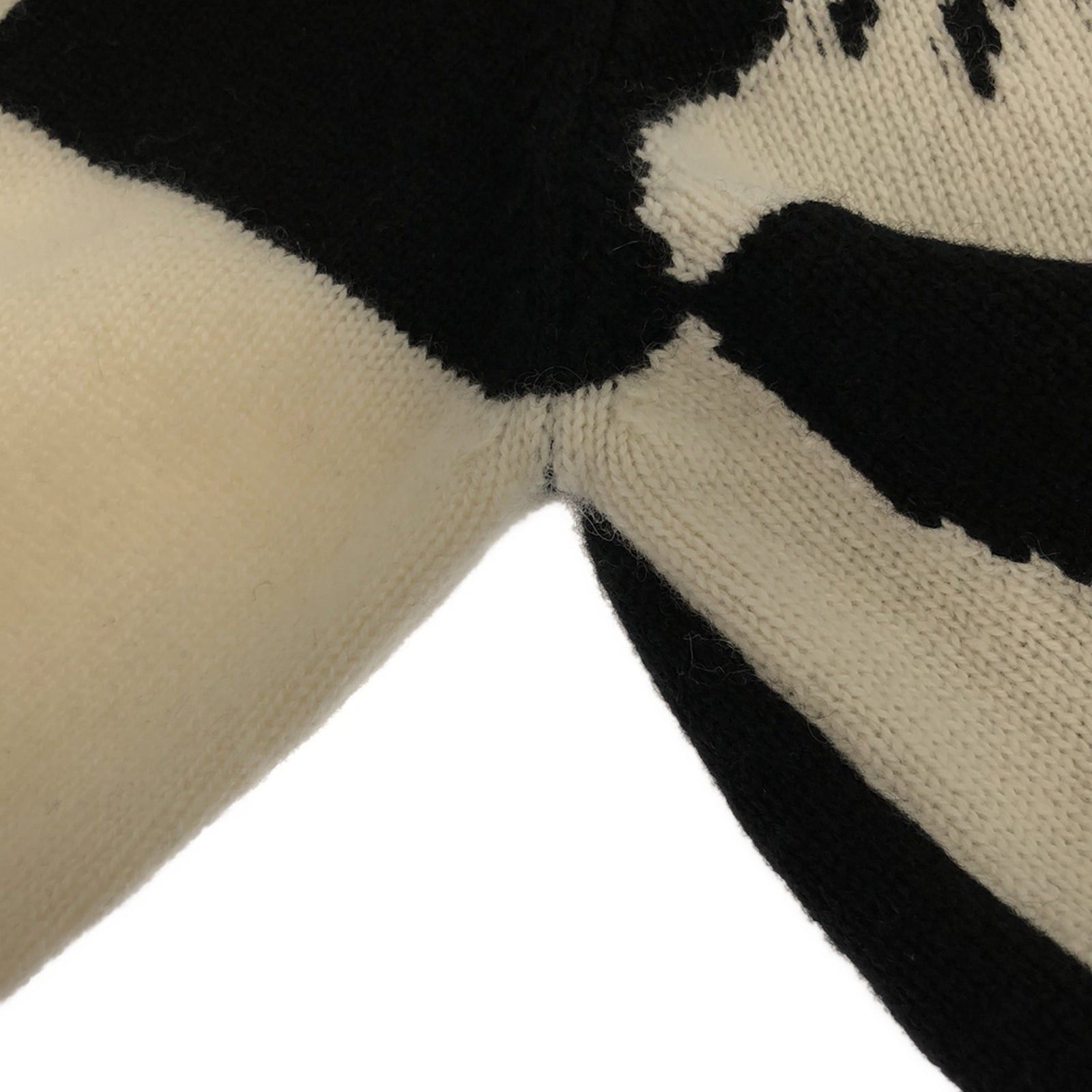 Hermes Hermes Knit Cashmere Black Size ONE SIZE - 8 Thumbnail