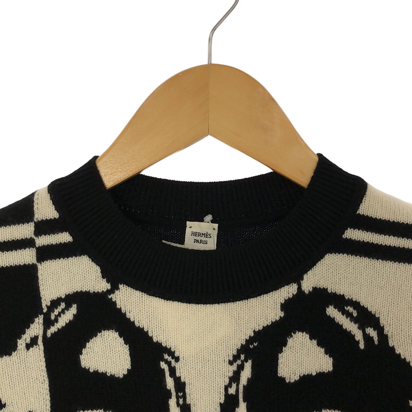 Hermes Hermes Knit Cashmere Black Size ONE SIZE - 3 Thumbnail