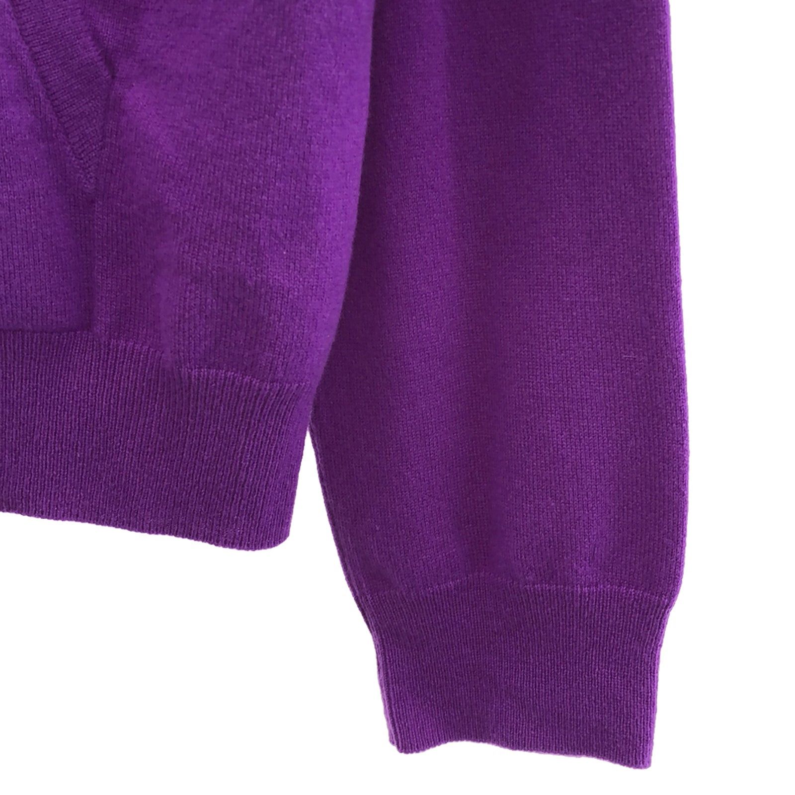 Louis Vuitton Louis Vuitton Hooded Sweater Knit Cashmere Purple Size ONE SIZE - 4 Thumbnail