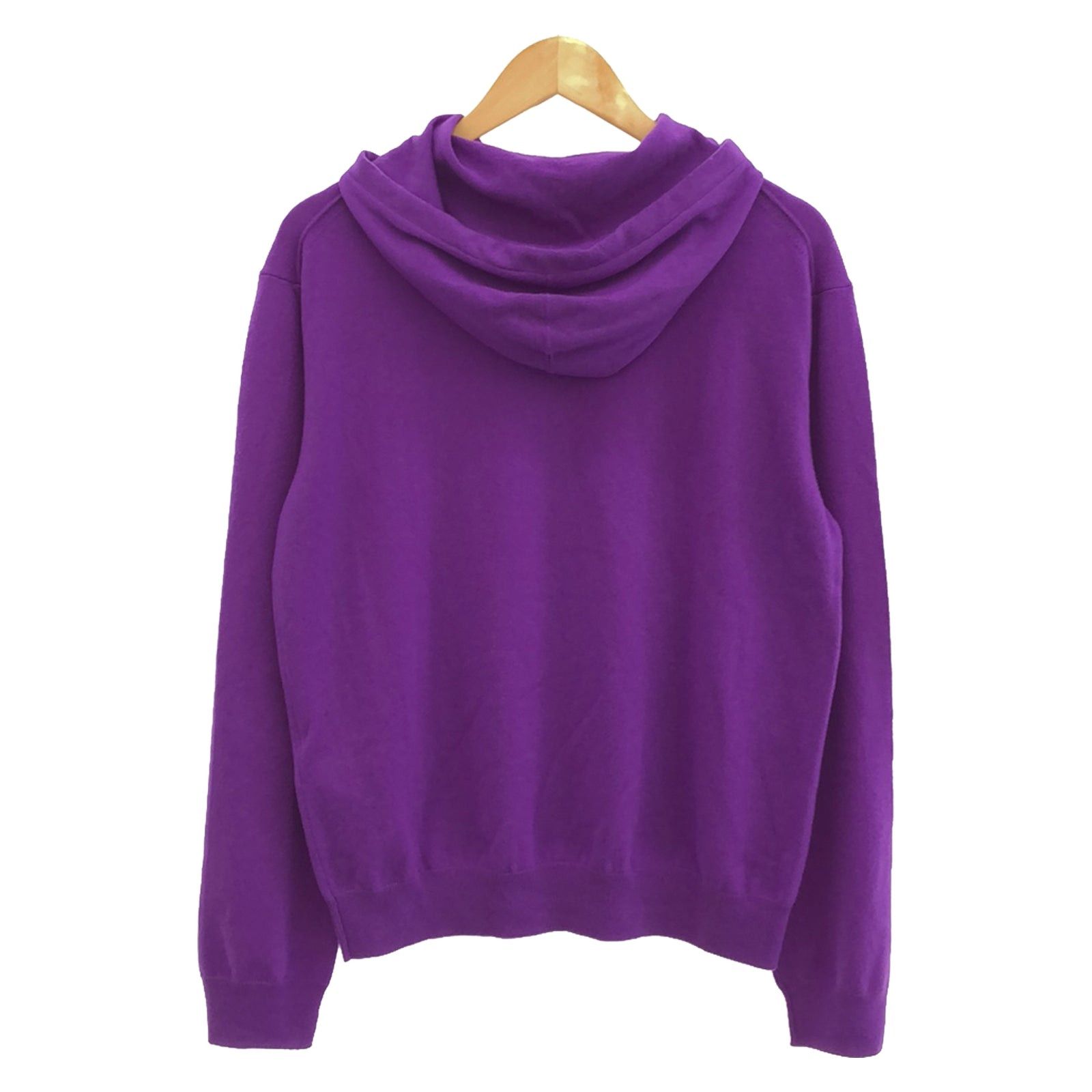 Louis Vuitton Louis Vuitton Hooded Sweater Knit Cashmere Purple Size ONE SIZE - 2 Thumbnail