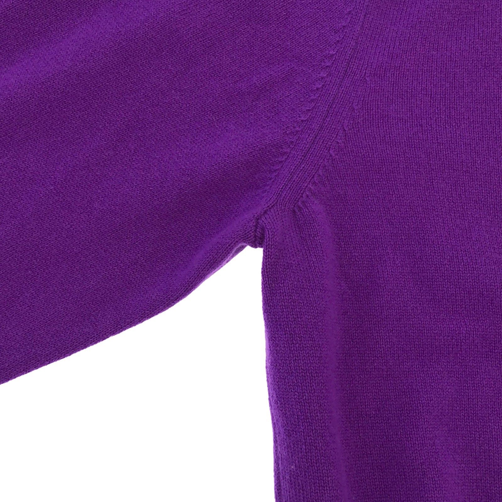 Louis Vuitton Louis Vuitton Hooded Sweater Knit Cashmere Purple Size ONE SIZE - 9 Thumbnail