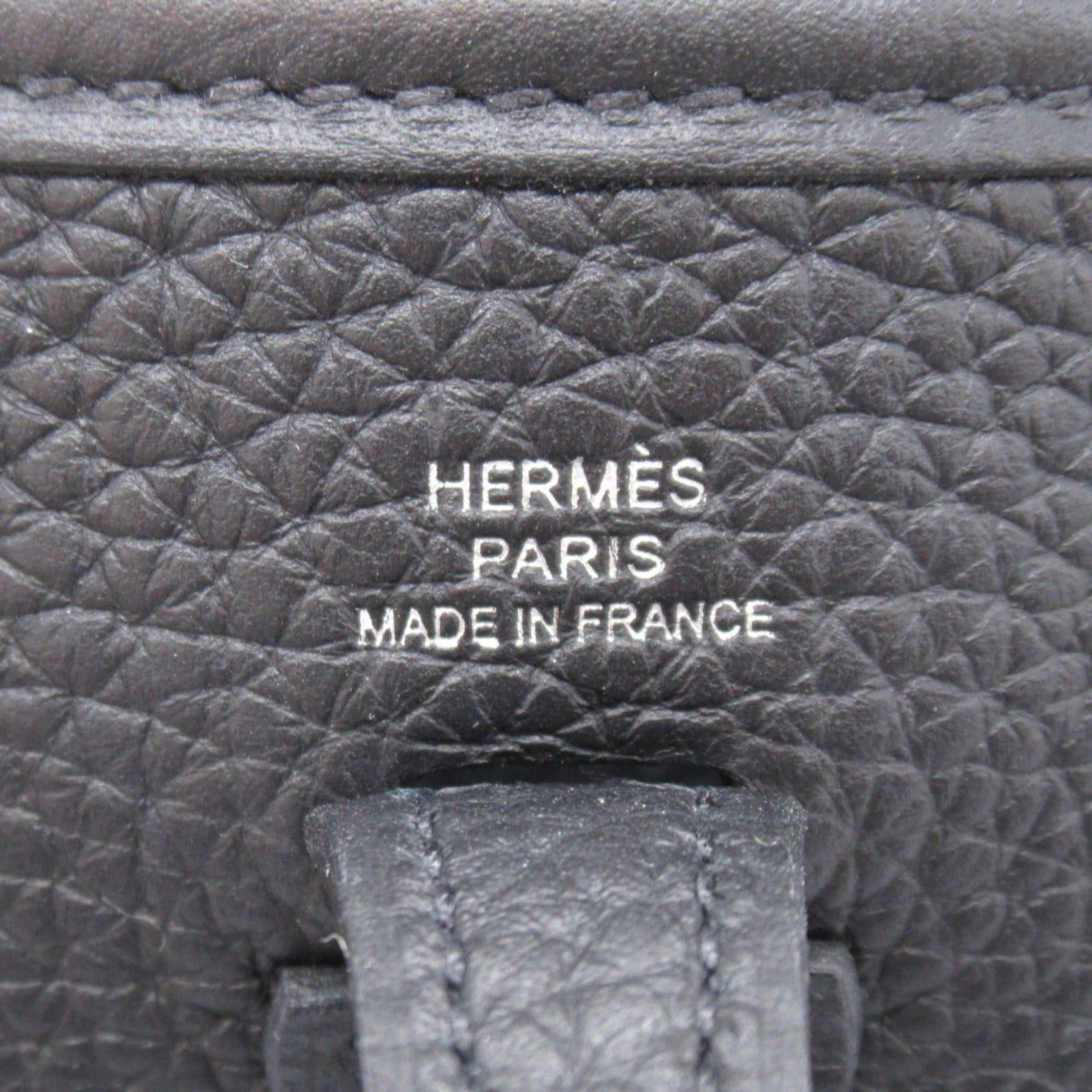 Hermes Hermes Evelyn Amazon Tpm Black Shoulder Bag Leather Clemence (Hermes) Silver Hardware B Stamp Size ONE SIZE - 6 Thumbnail