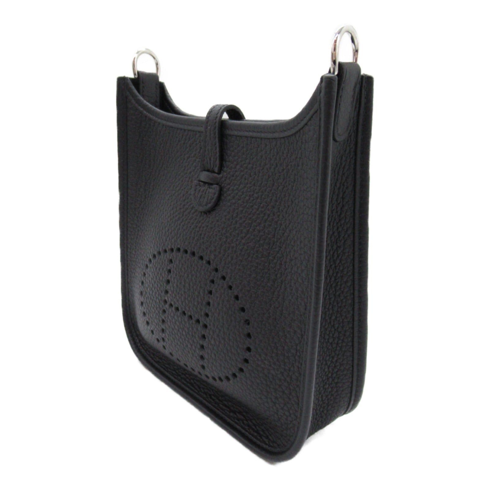 Hermes Hermes Evelyn Amazon Tpm Black Shoulder Bag Leather Clemence (Hermes) Silver Hardware B Stamp Size ONE SIZE - 3 Thumbnail