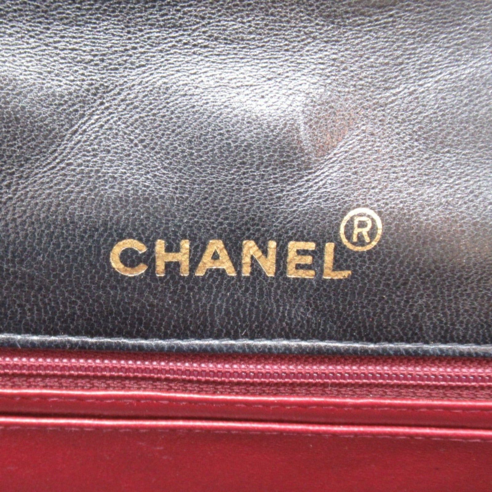 Chanel Chanel Matelasse Diana Chain Shoulder Bag Lambskin (Sheepskin) Black Gold Hardware Size ONE SIZE - 6 Thumbnail
