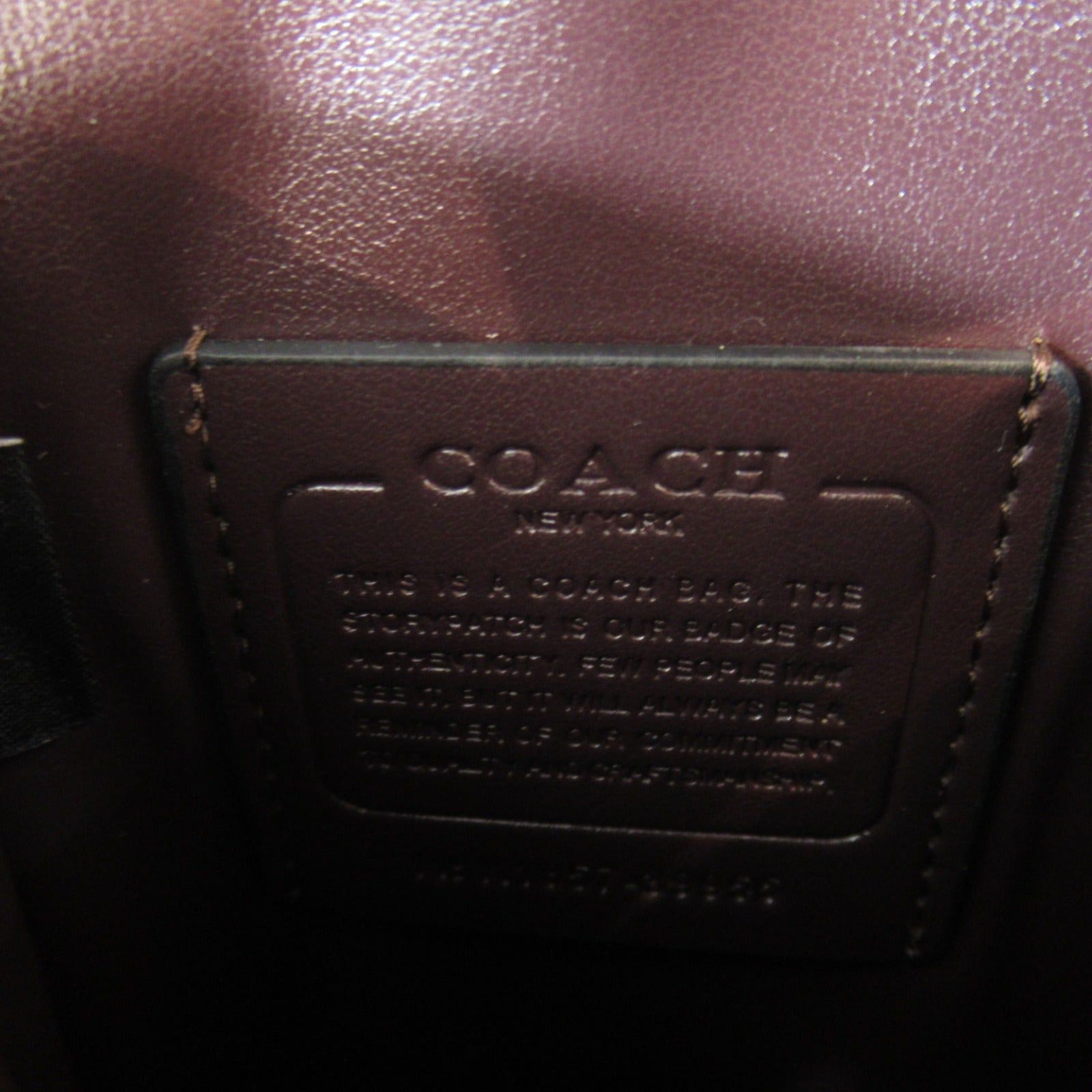 Coach Coach Pochette Shoulder Bag Coated Canvas Brown Size ONE SIZE - 6 Thumbnail