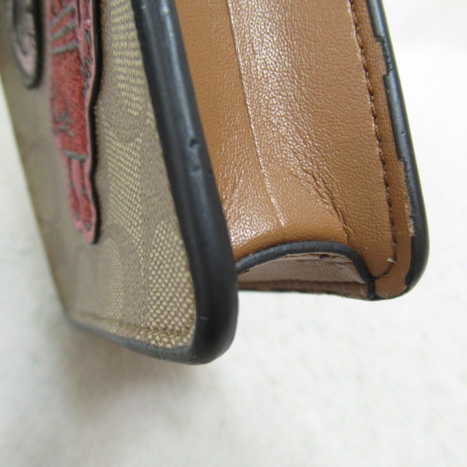 Coach Coach Pochette Shoulder Bag Coated Canvas Brown Size ONE SIZE - 8 Thumbnail