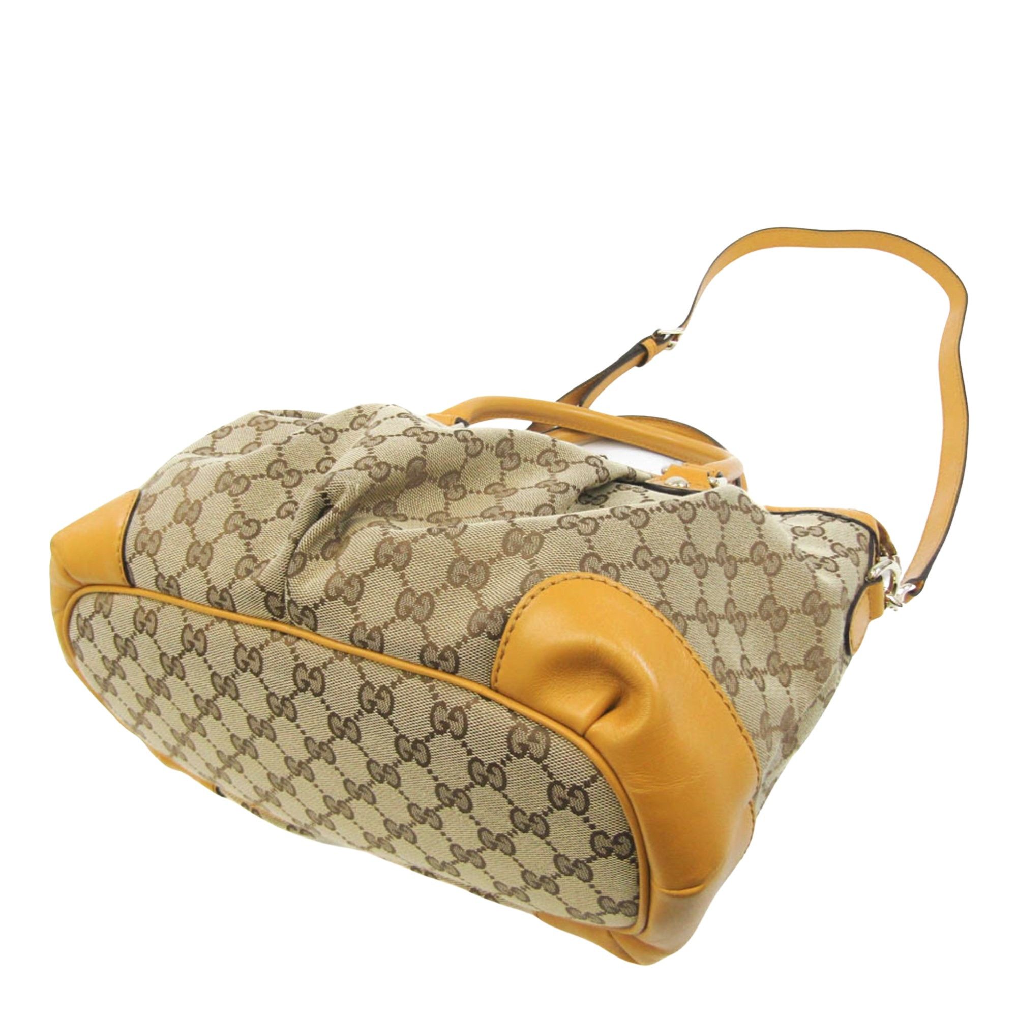 Gucci Sukey Beige Canvas Handbag (Pre-Owned) Size ONE SIZE - 2 Thumbnail