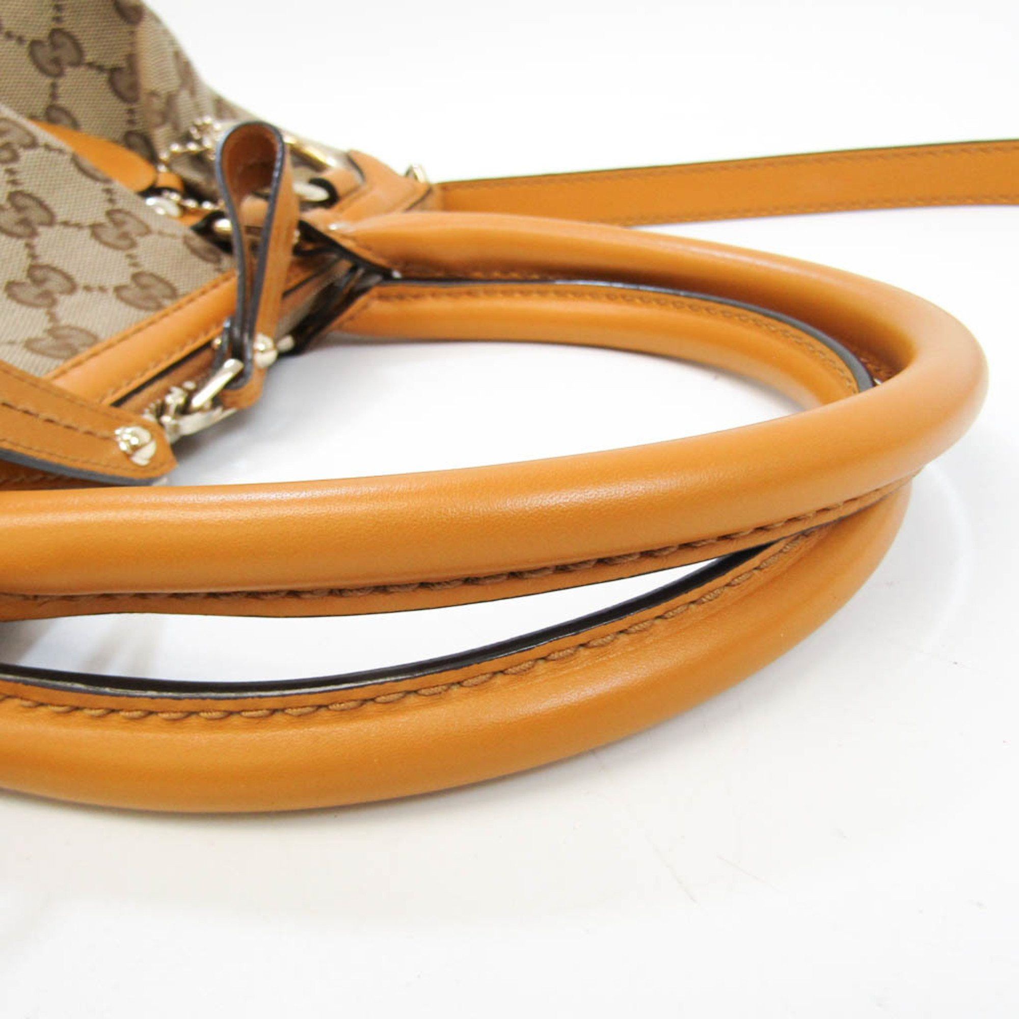 Gucci Sukey Beige Canvas Handbag (Pre-Owned) Size ONE SIZE - 9 Thumbnail