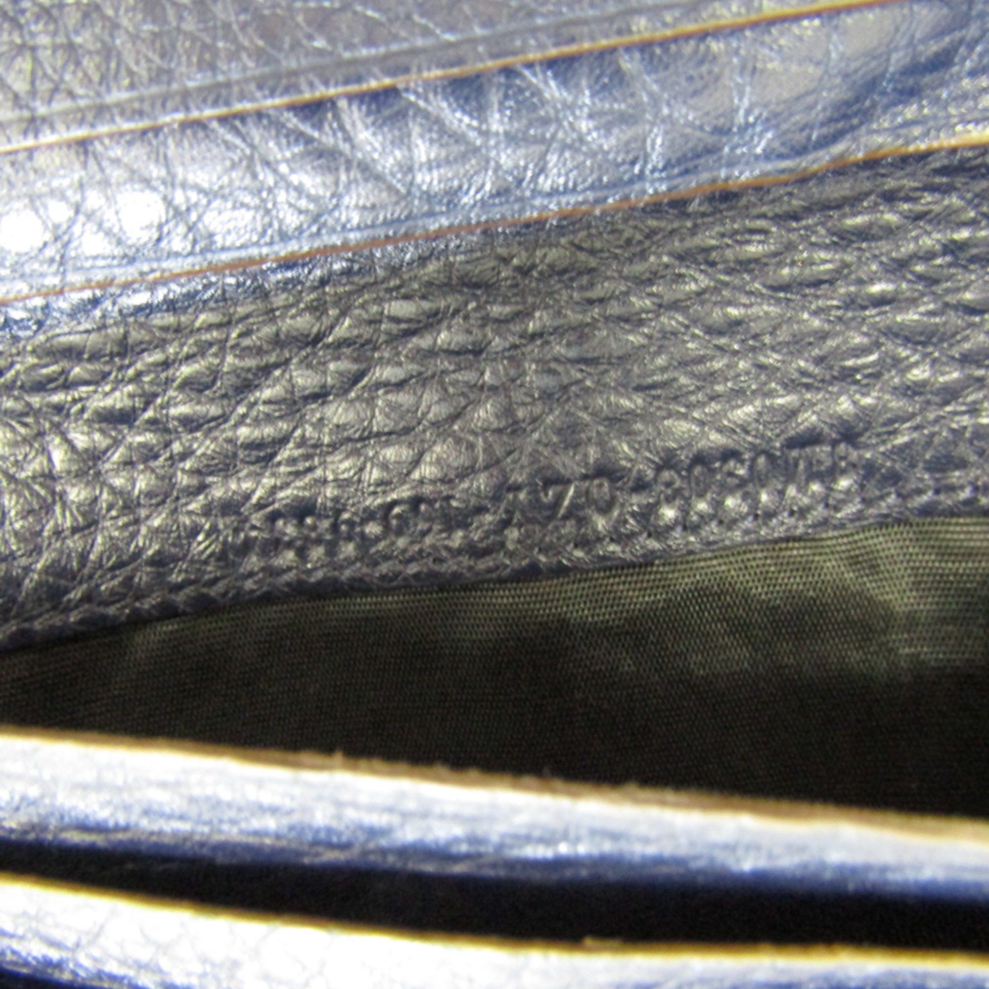 Fendi Selleria Navy Leather Wallet (Pre-Owned) Size ONE SIZE - 5 Thumbnail