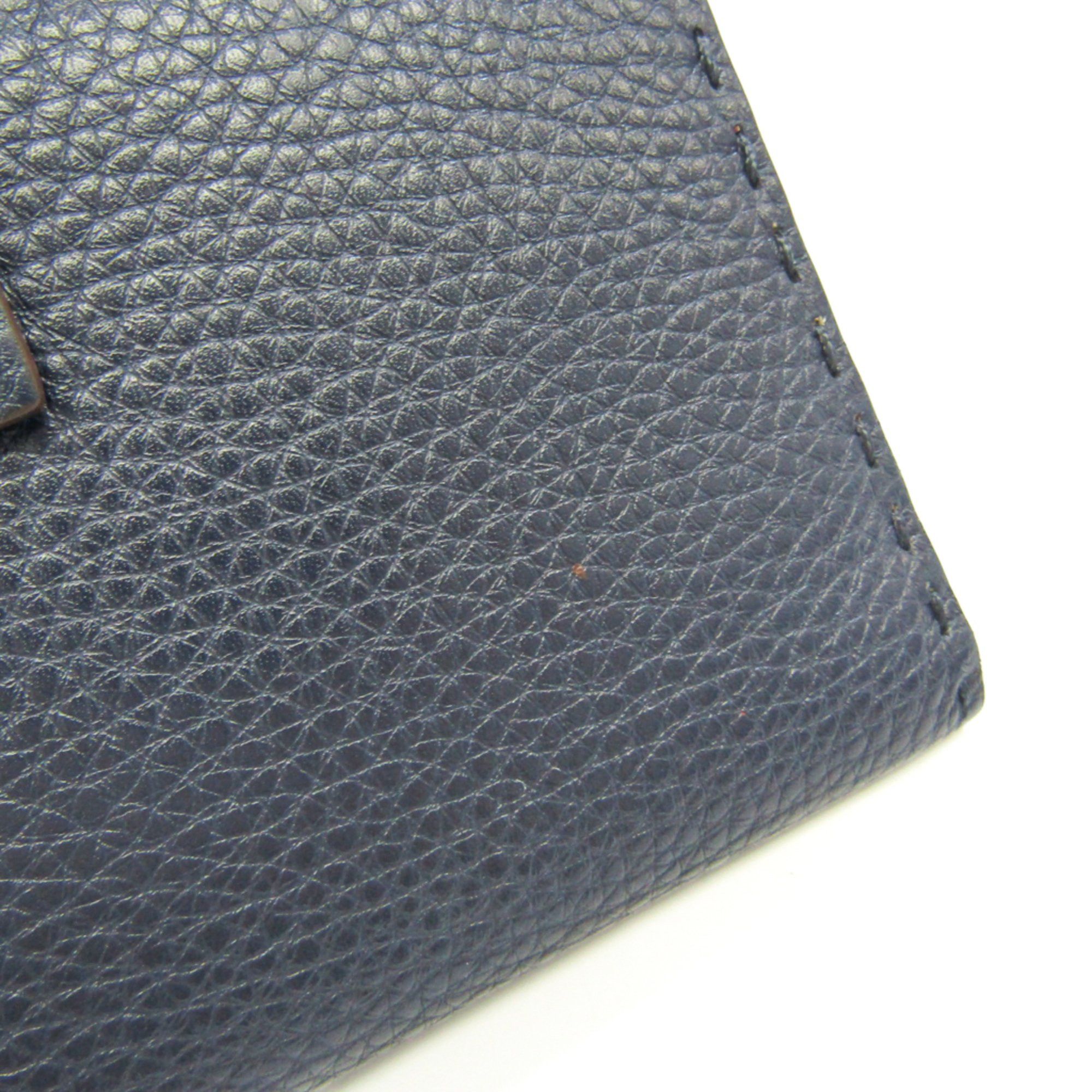 Fendi Selleria Navy Leather Wallet (Pre-Owned) Size ONE SIZE - 12 Thumbnail