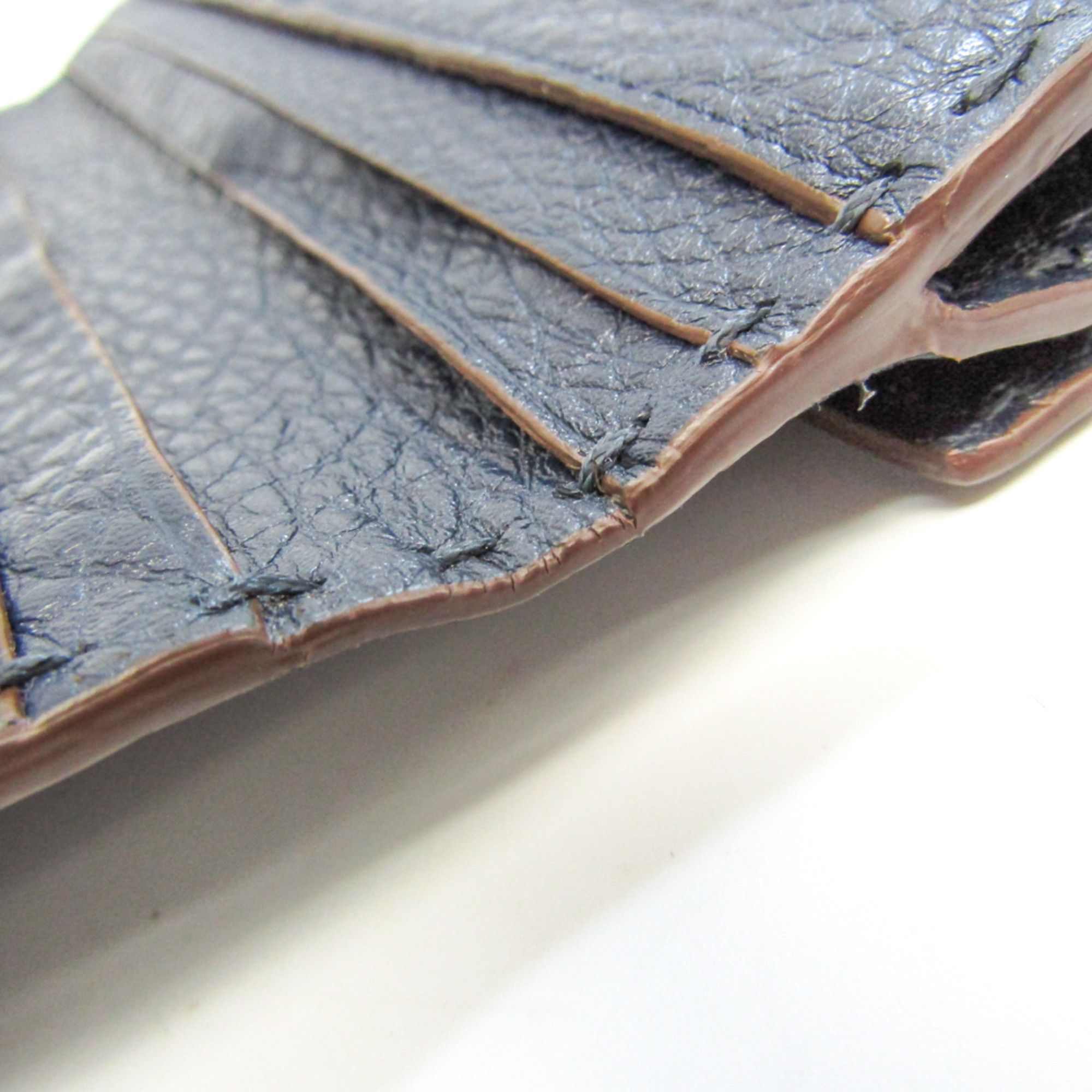 Fendi Selleria Navy Leather Wallet (Pre-Owned) Size ONE SIZE - 7 Thumbnail