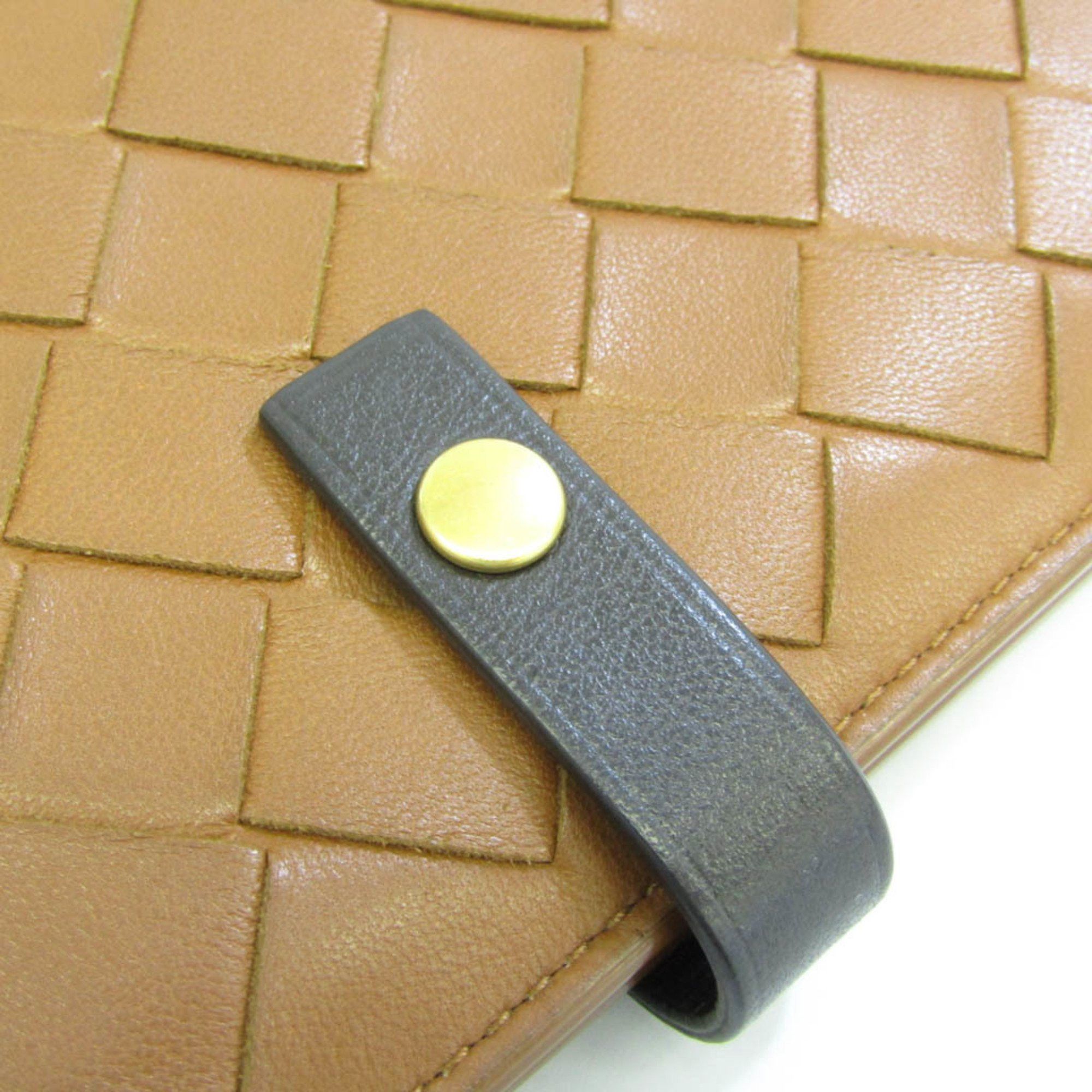 Bottega Veneta Intrecciato Brown Leather Wallet (Pre-Owned) Size ONE SIZE - 9 Thumbnail