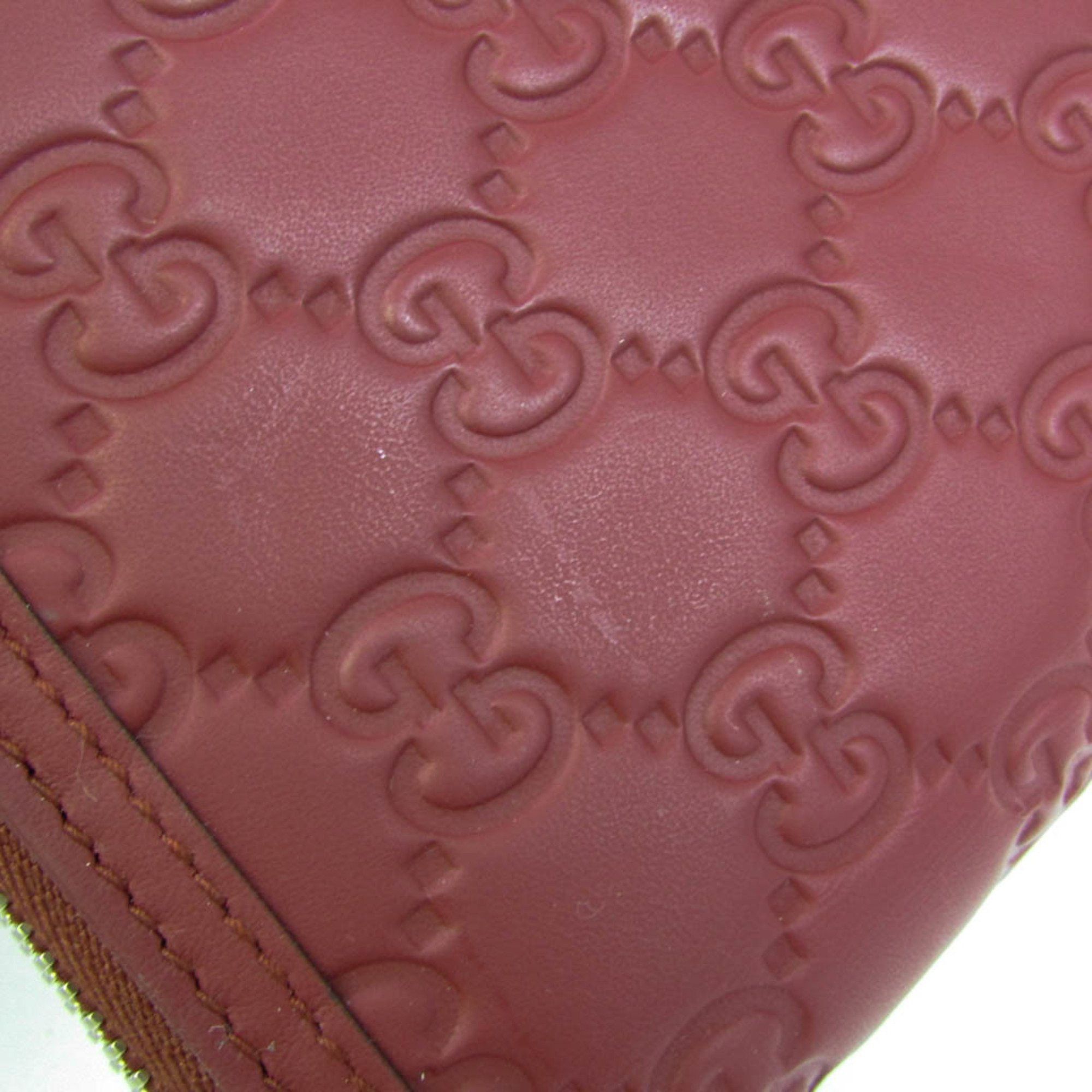 Gucci ssima Red Leather Wallet (Pre-Owned) Size ONE SIZE - 11 Thumbnail