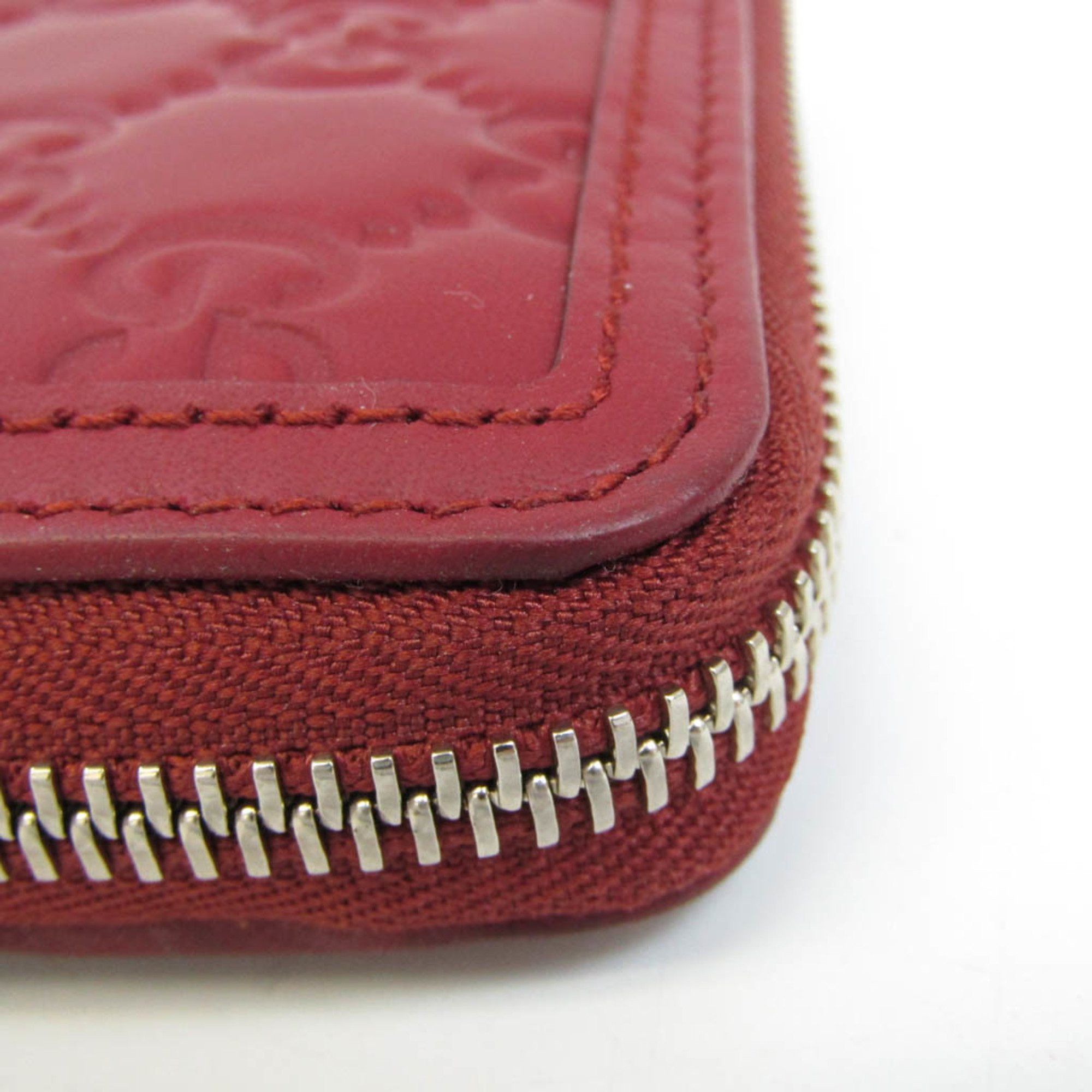 Gucci ssima Red Leather Wallet (Pre-Owned) Size ONE SIZE - 7 Thumbnail