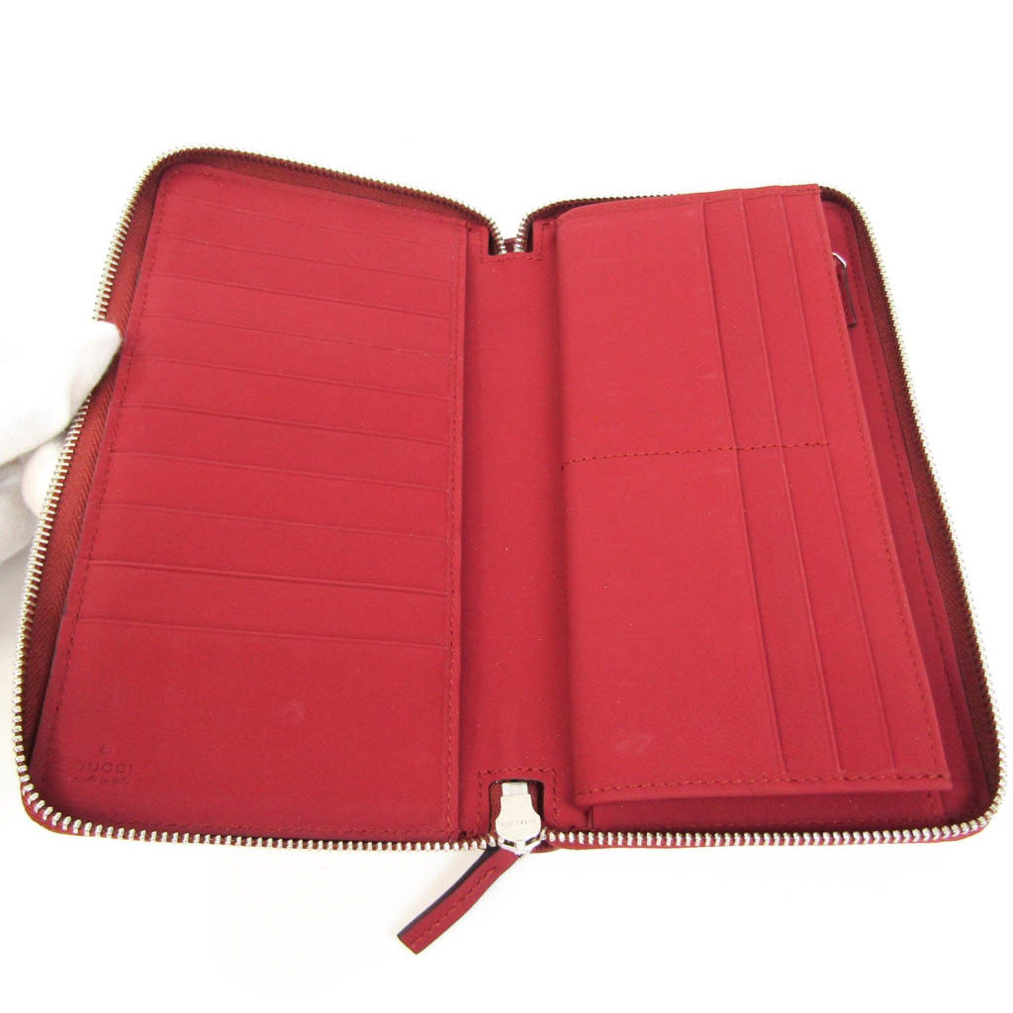Gucci ssima Red Leather Wallet (Pre-Owned) Size ONE SIZE - 8 Thumbnail