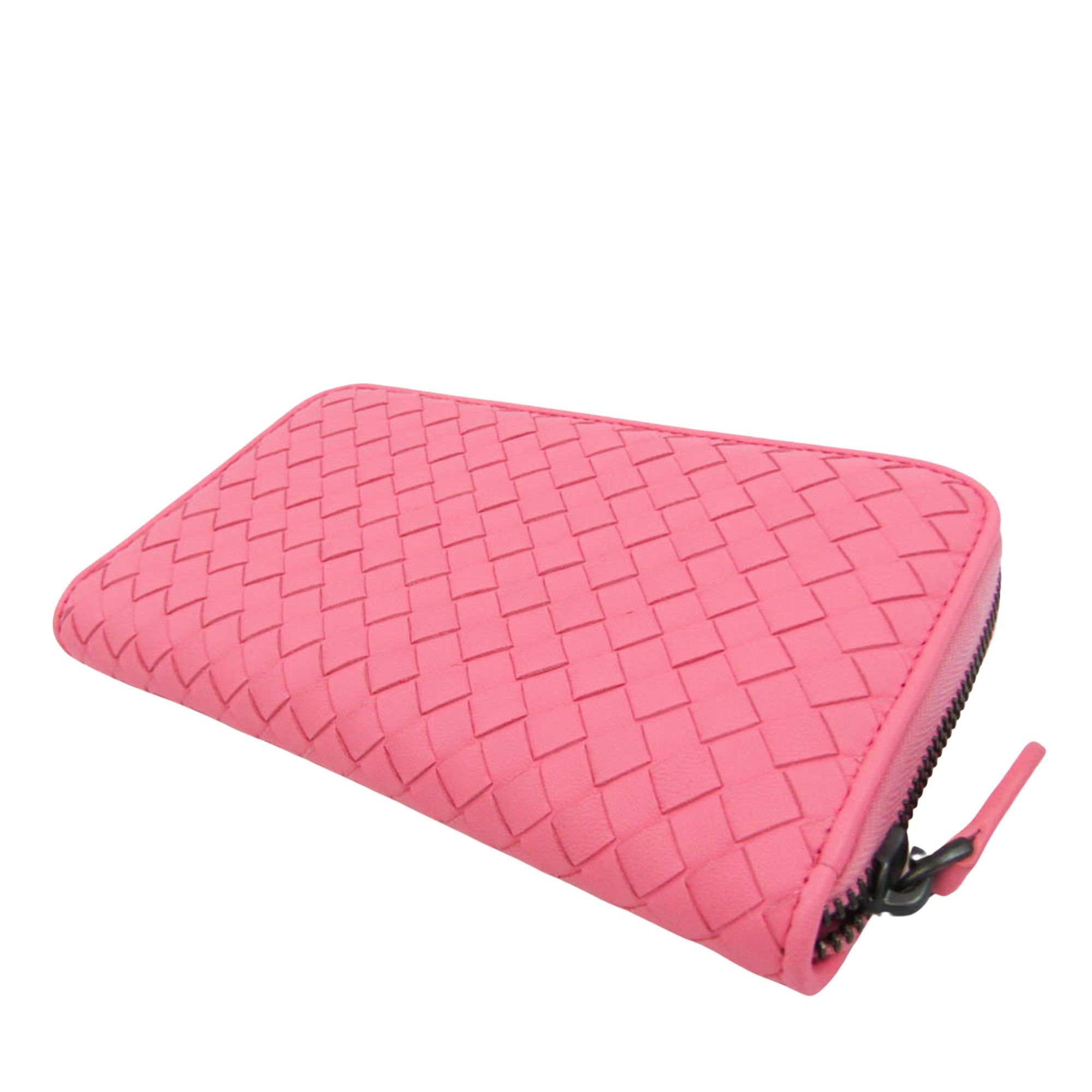 Bottega Veneta Intrecciato Pink Leather Wallet (Pre-Owned) Size ONE SIZE - 2 Thumbnail