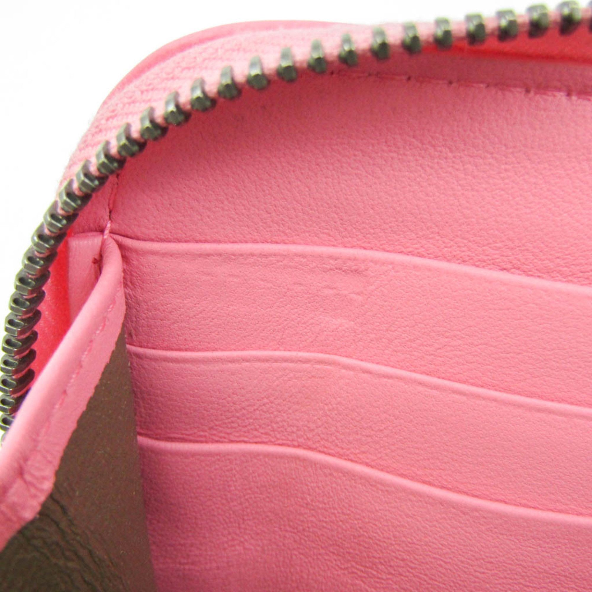 Bottega Veneta Intrecciato Pink Leather Wallet (Pre-Owned) Size ONE SIZE - 9 Thumbnail