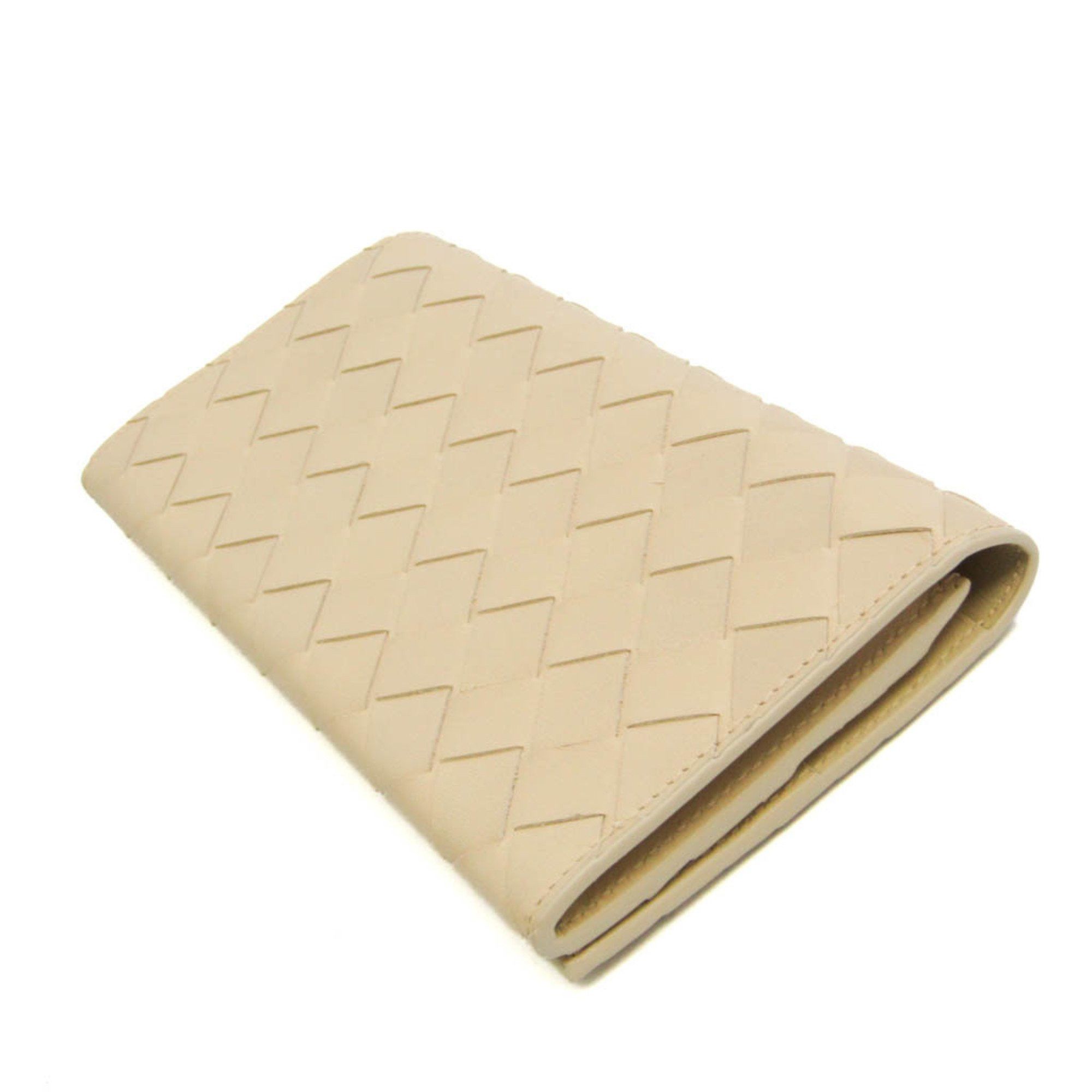 Bottega Veneta Intrecciato Beige Leather Wallet (Pre-Owned) Size ONE SIZE - 2 Thumbnail