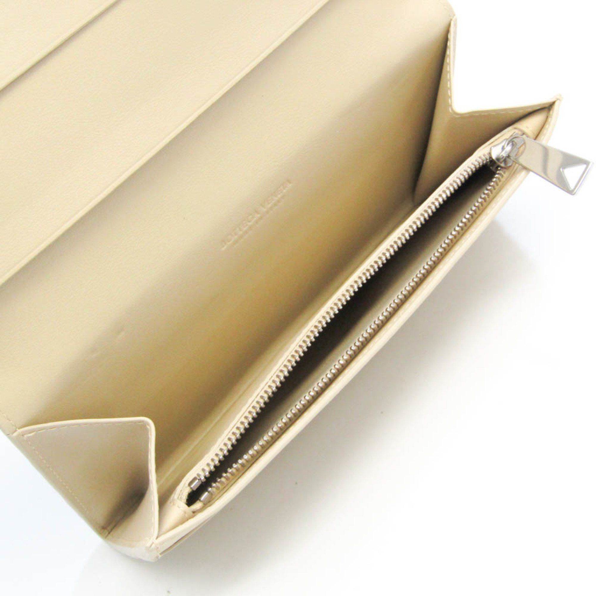 Bottega Veneta Intrecciato Beige Leather Wallet (Pre-Owned) Size ONE SIZE - 3 Thumbnail