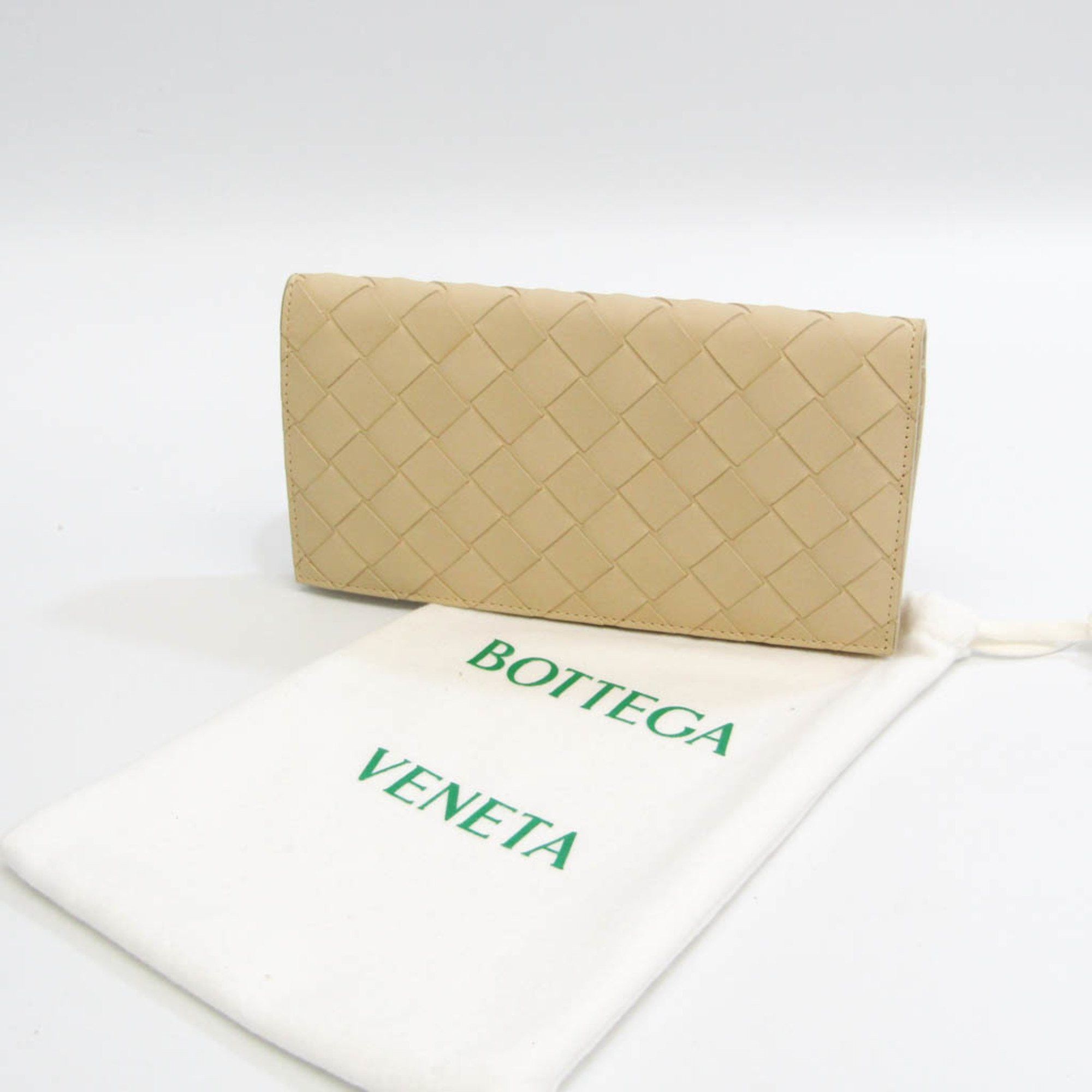 Bottega Veneta Intrecciato Beige Leather Wallet (Pre-Owned) Size ONE SIZE - 6 Thumbnail