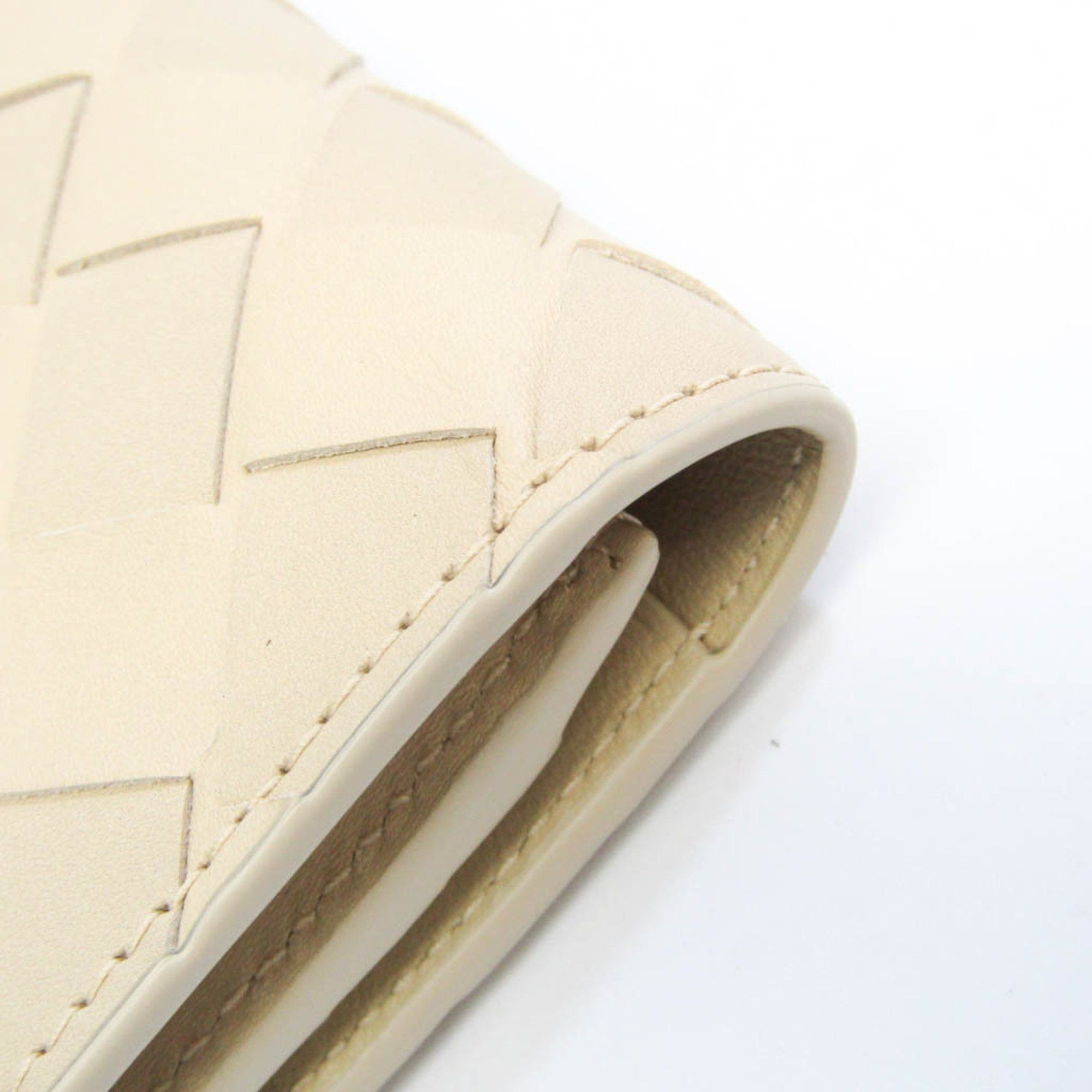 Bottega Veneta Intrecciato Beige Leather Wallet (Pre-Owned) Size ONE SIZE - 7 Thumbnail