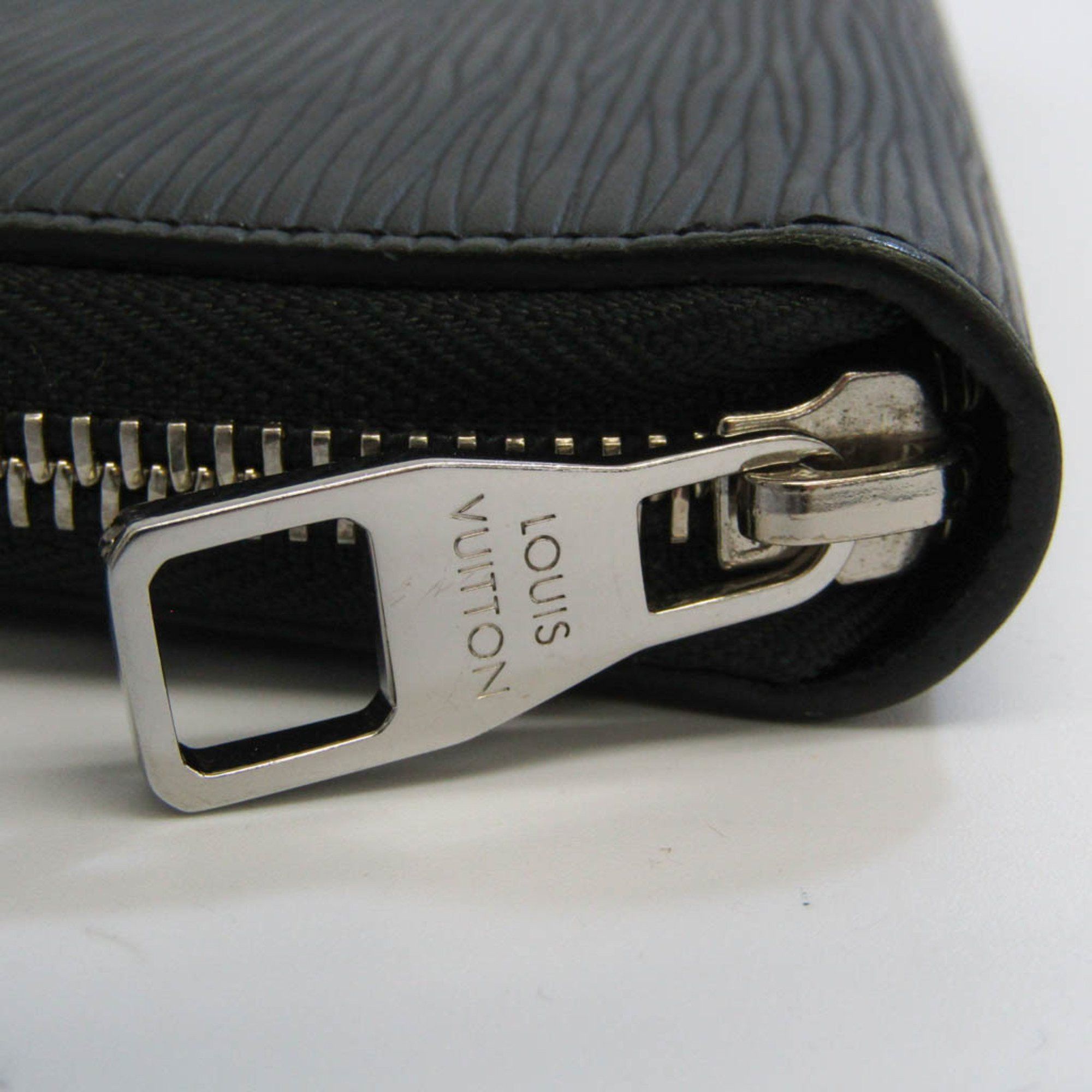 Louis Vuitton Zippy Organizer Black Leather Wallet (Pre-Owned) Size ONE SIZE - 4 Thumbnail