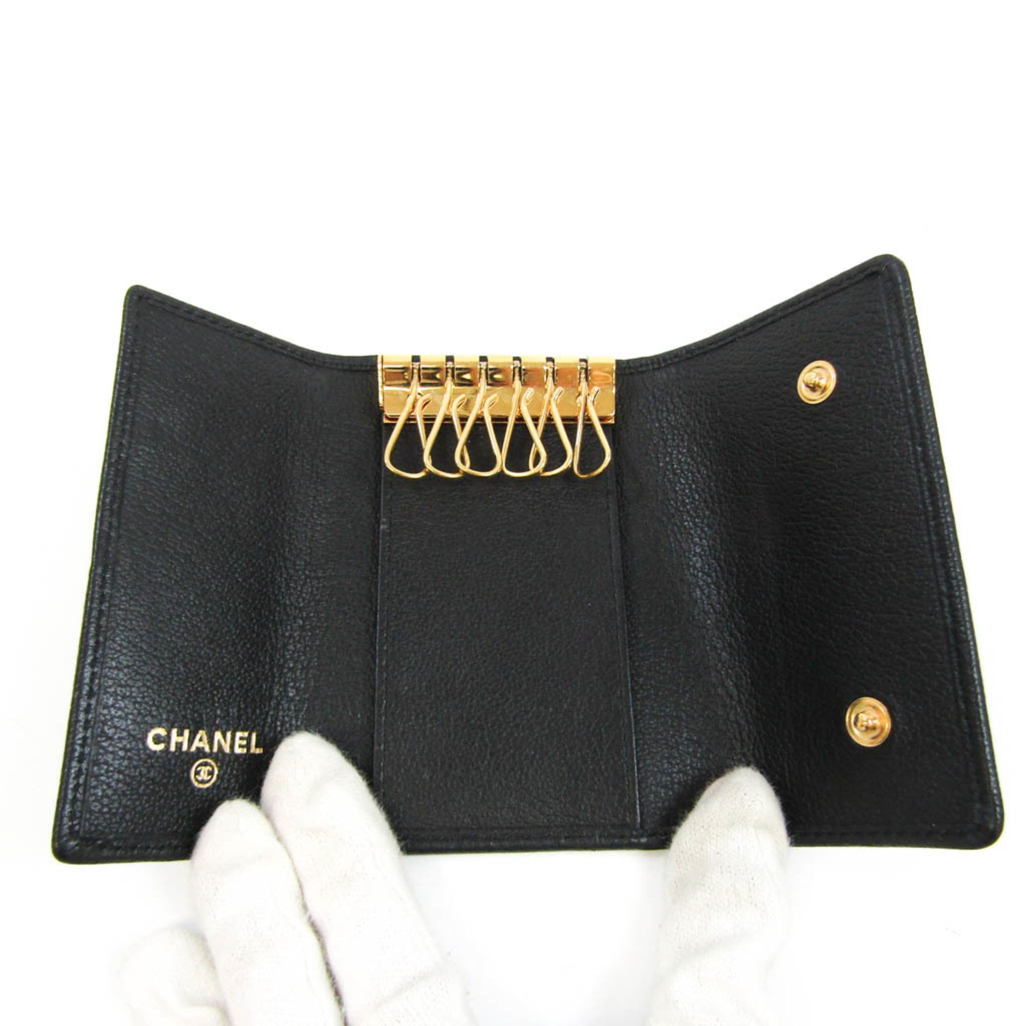 Chanel Camellia Black Leather Wallet (Pre-Owned) Size ONE SIZE - 3 Thumbnail