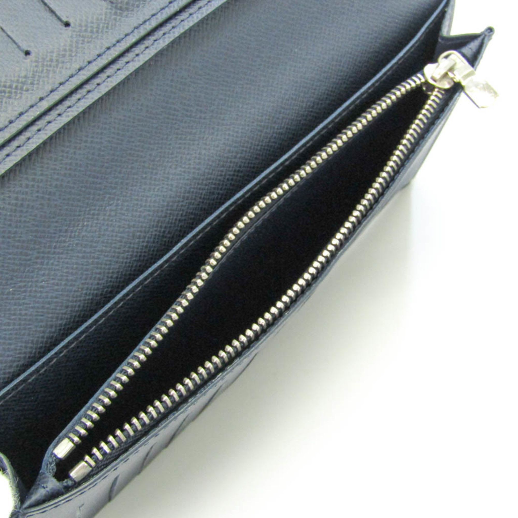 Louis Vuitton Portefeuille Brazza Navy Leather Wallet (Pre-Owned) Size ONE SIZE - 3 Thumbnail
