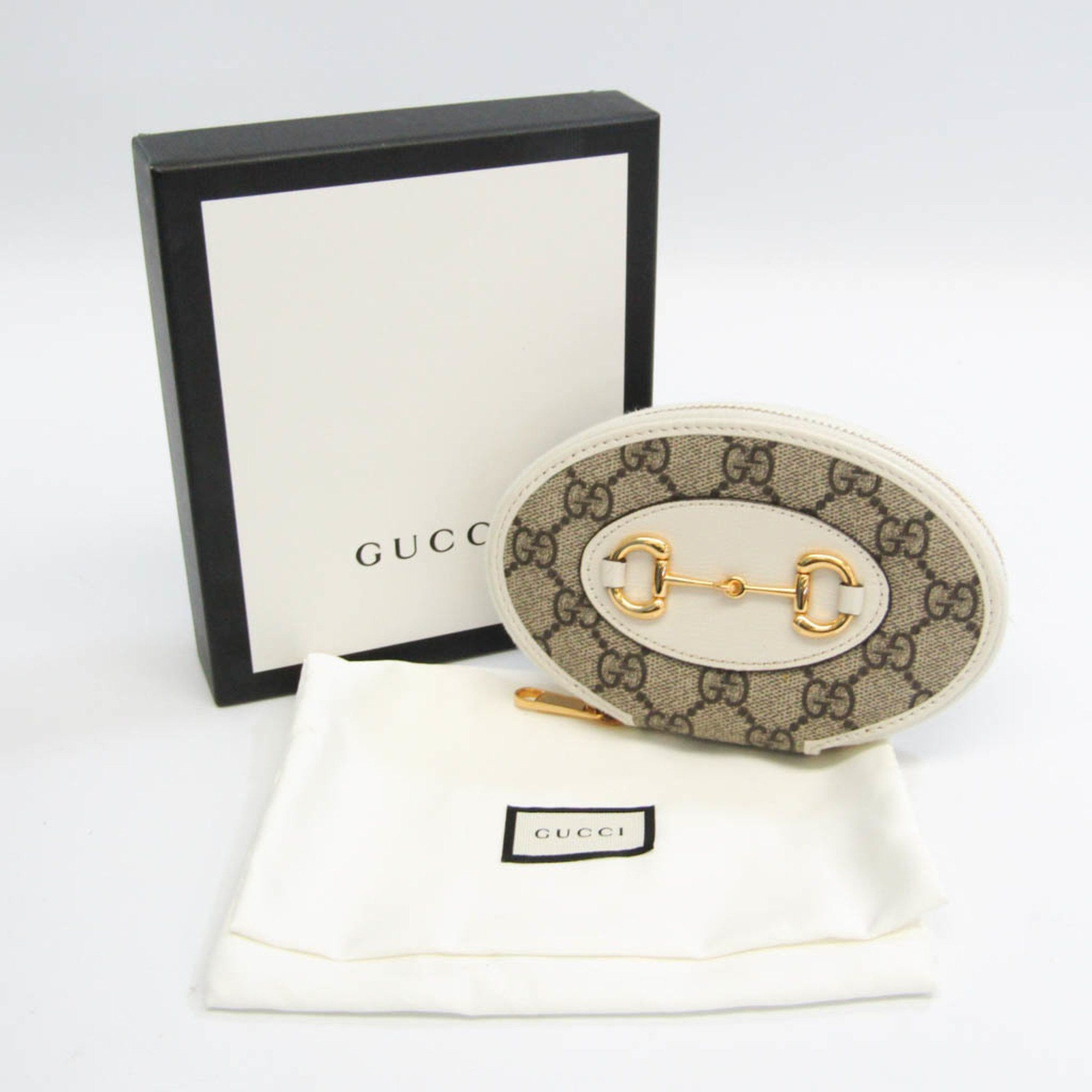 Gucci Horsebit Beige Canvas Wallet (Pre-Owned) Size ONE SIZE - 6 Thumbnail