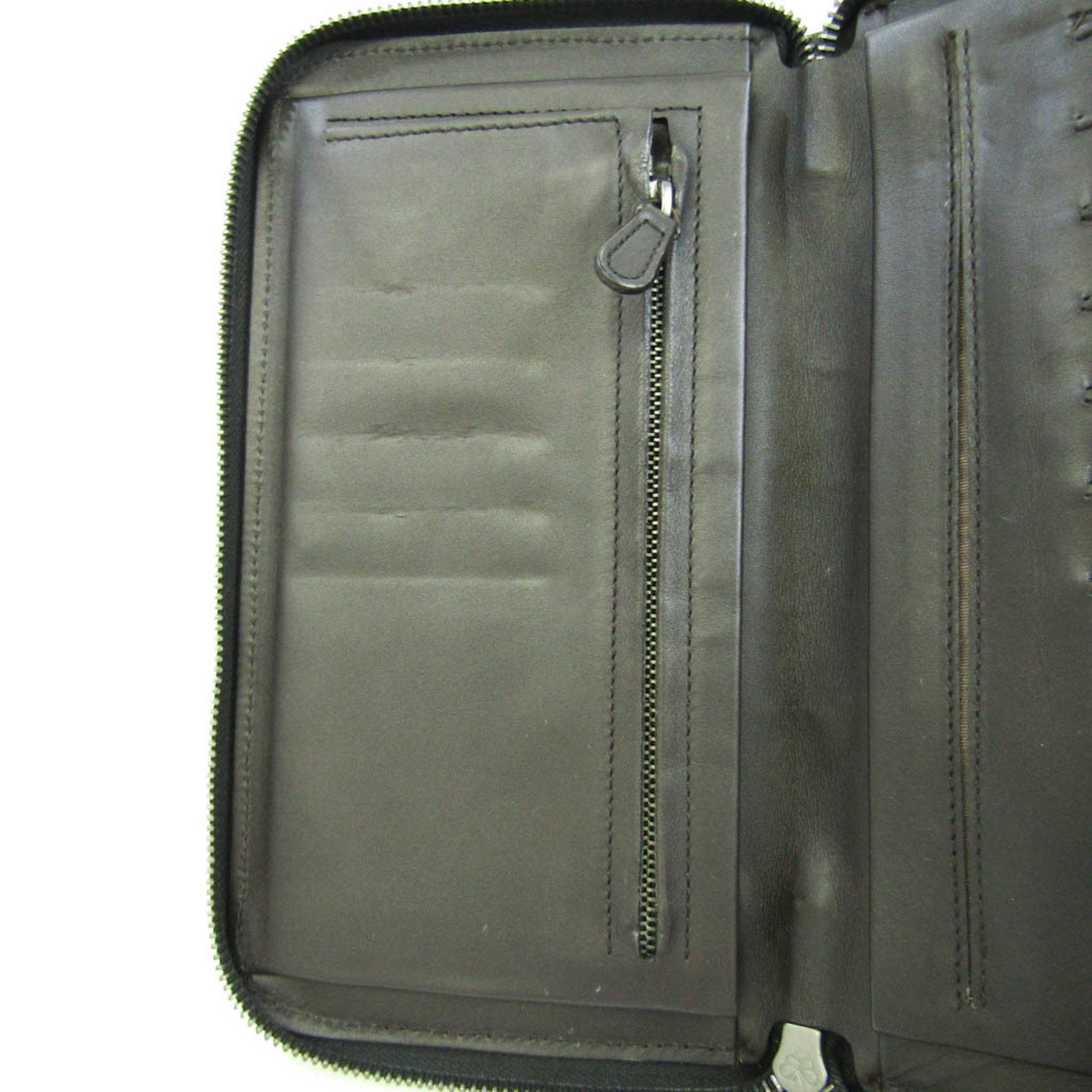 Bottega Veneta Intrecciato Brown Leather Wallet (Pre-Owned) Size ONE SIZE - 6 Thumbnail