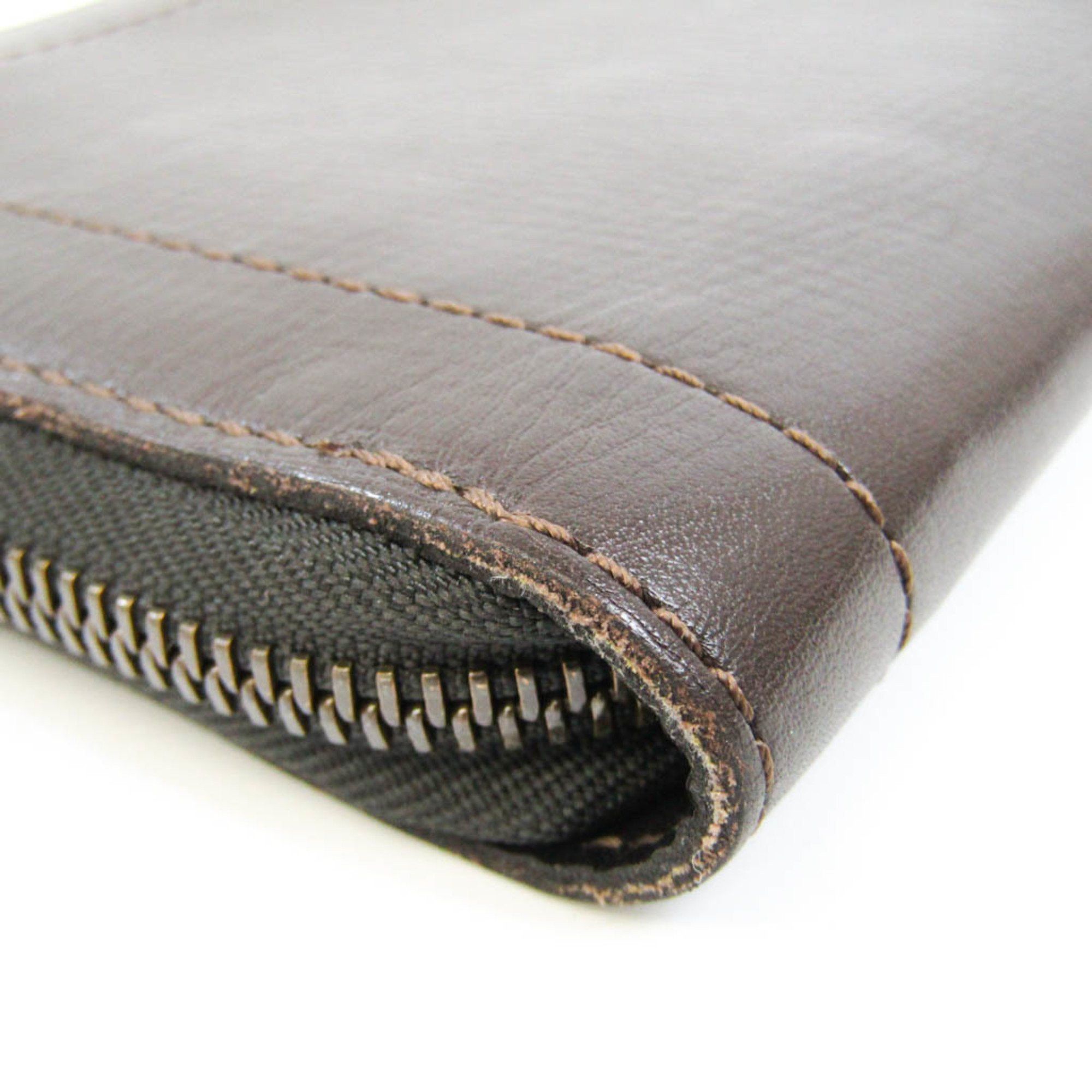 Louis Vuitton Zippy Organizer Brown Leather Wallet (Pre-Owned) Size ONE SIZE - 8 Thumbnail