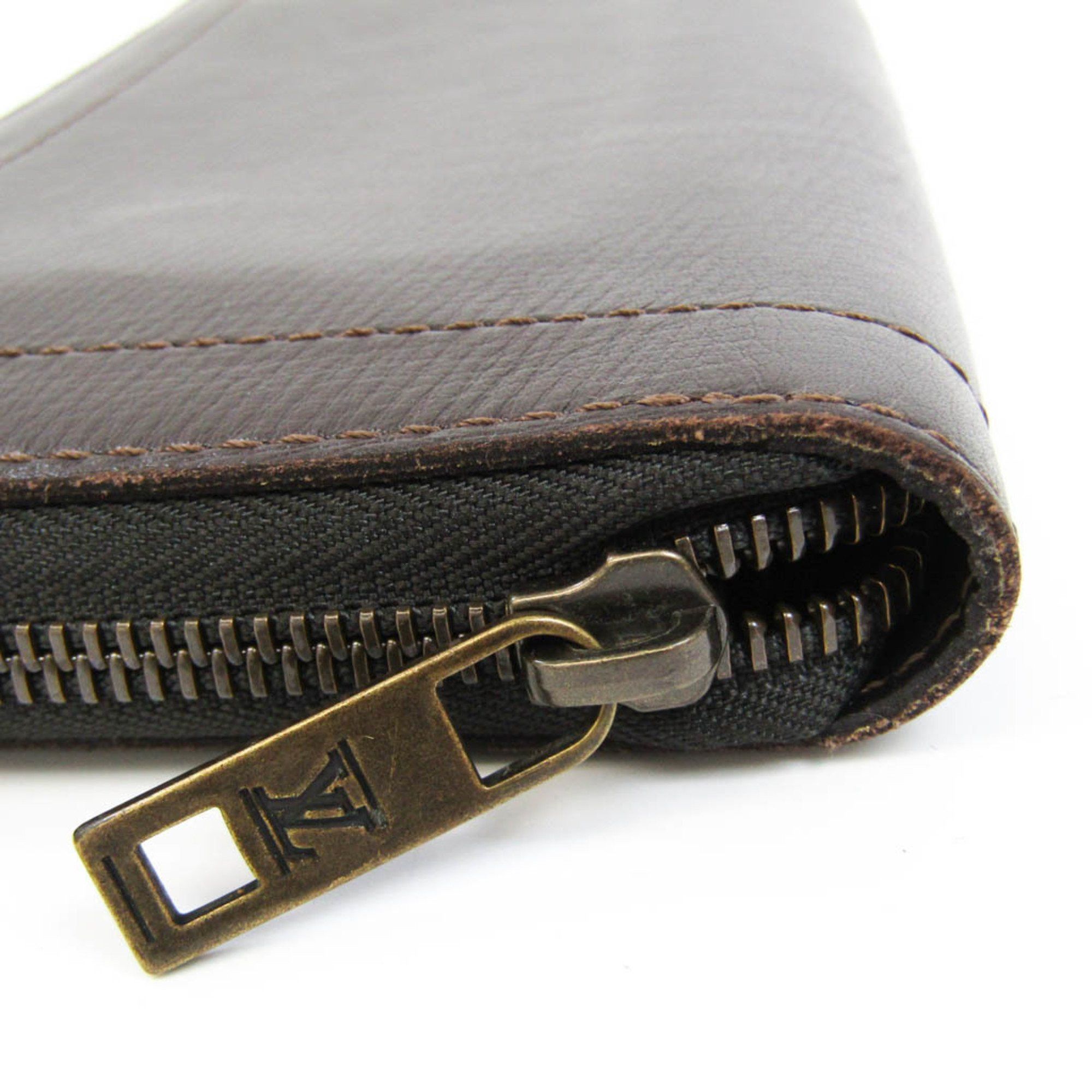 Louis Vuitton Zippy Organizer Brown Leather Wallet (Pre-Owned) Size ONE SIZE - 12 Thumbnail