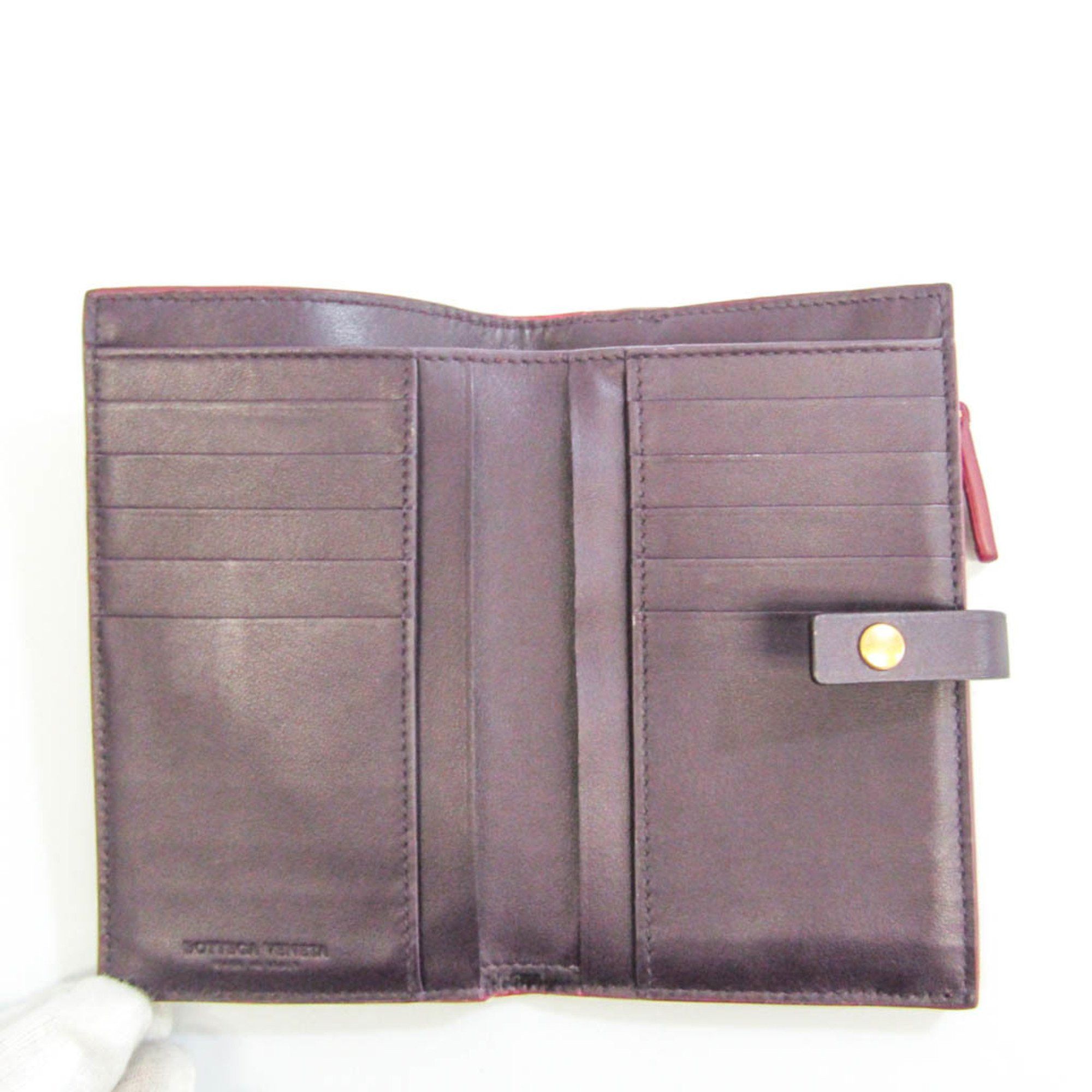 Bottega Veneta Intrecciato Pink Leather Wallet (Pre-Owned) Size ONE SIZE - 3 Thumbnail