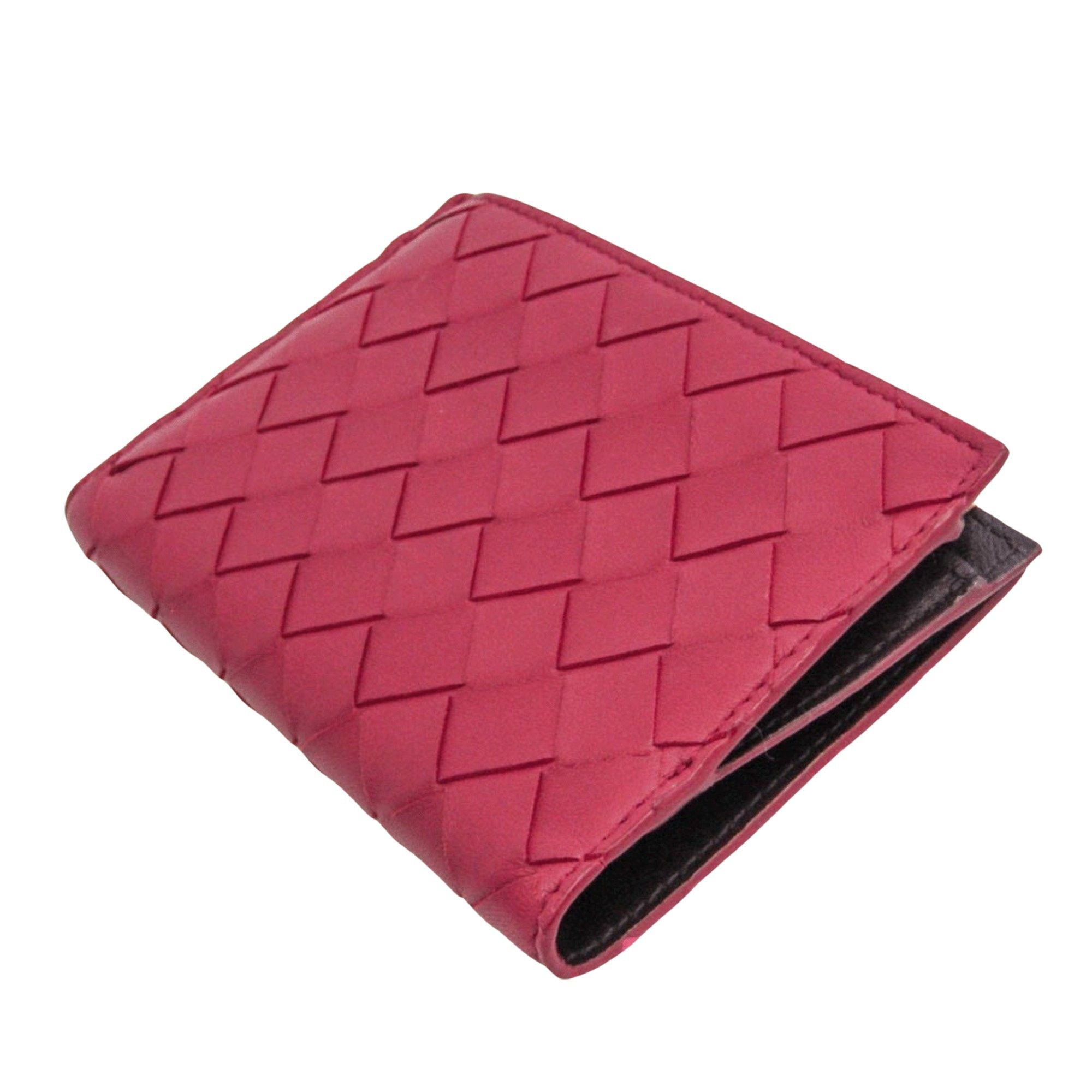Bottega Veneta Intrecciato Pink Leather Wallet (Pre-Owned) Size ONE SIZE - 2 Thumbnail