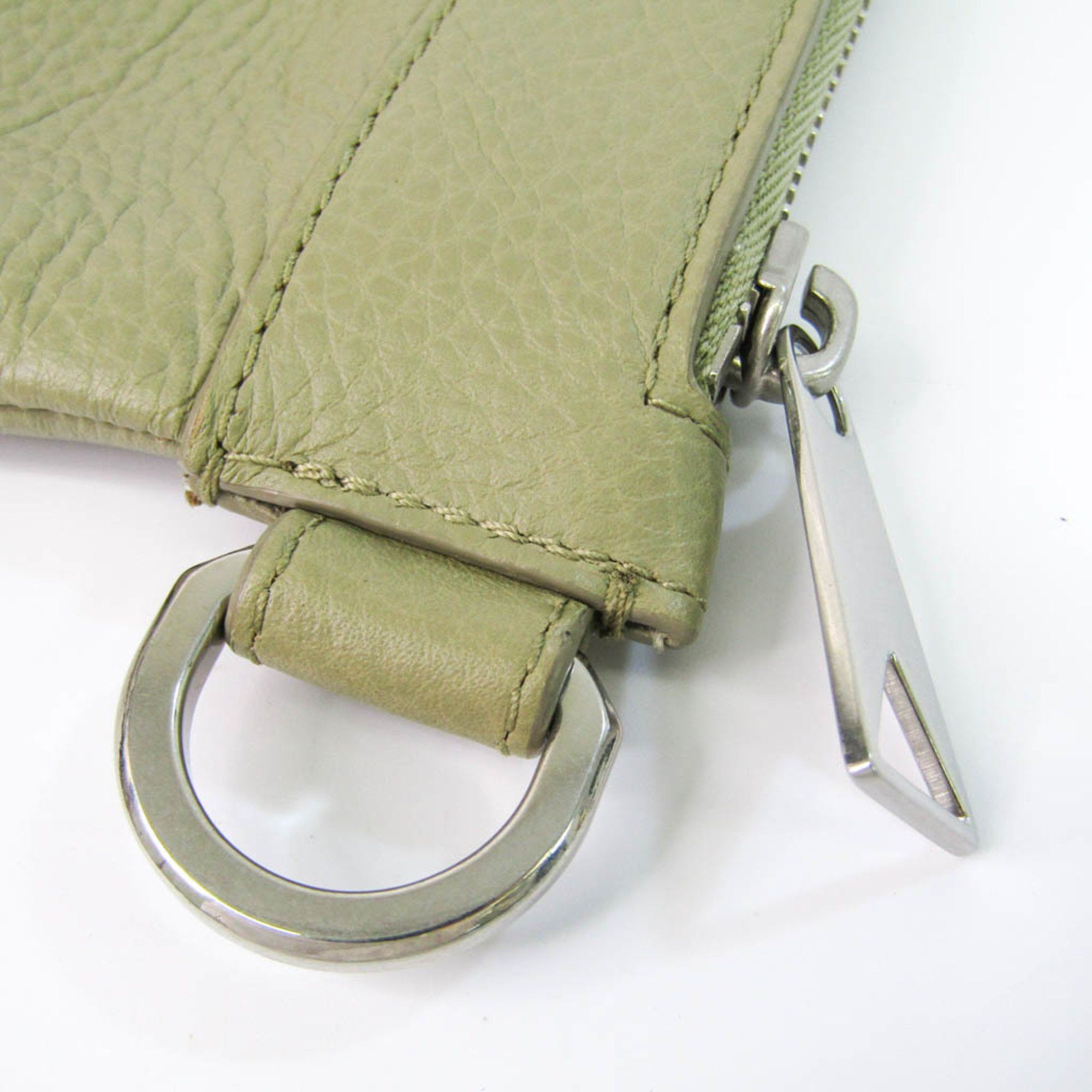 Bottega Veneta Beige Leather Clutch Bag (Pre-Owned) Size ONE SIZE - 4 Thumbnail