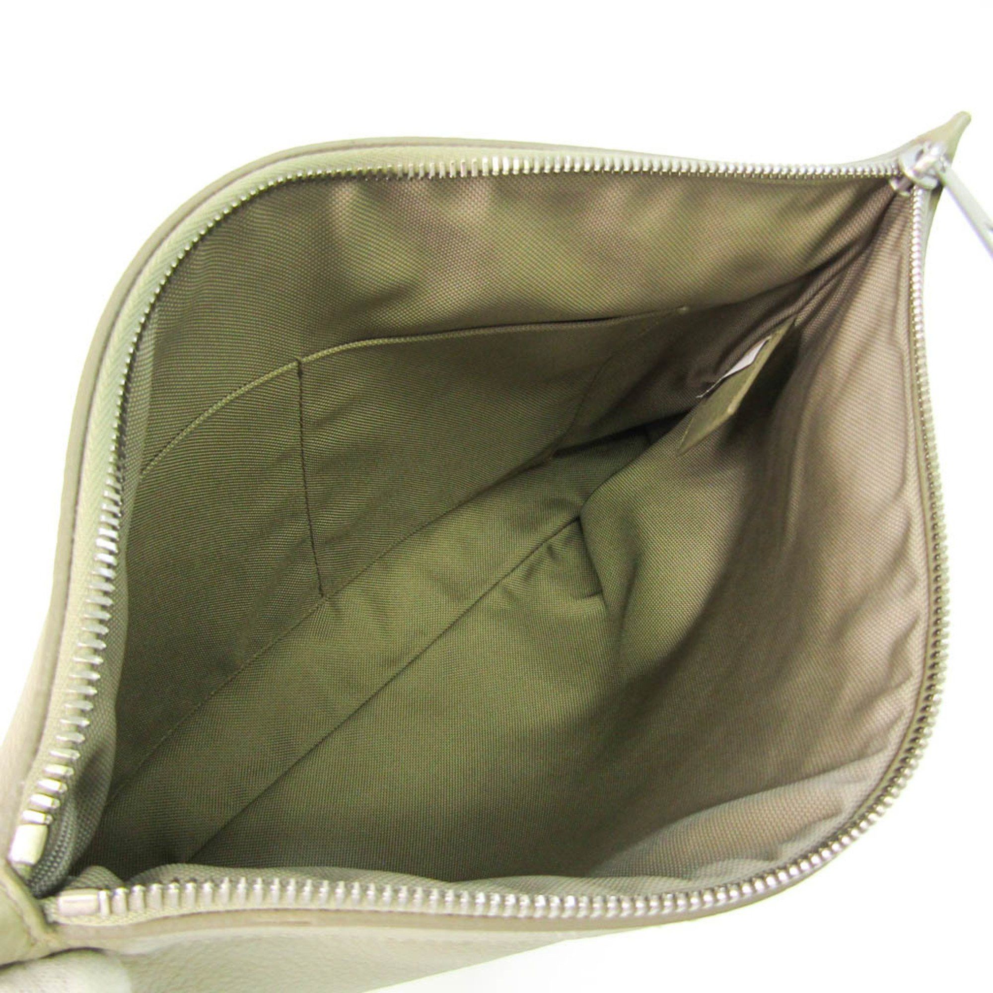 Bottega Veneta Beige Leather Clutch Bag (Pre-Owned) Size ONE SIZE - 6 Thumbnail