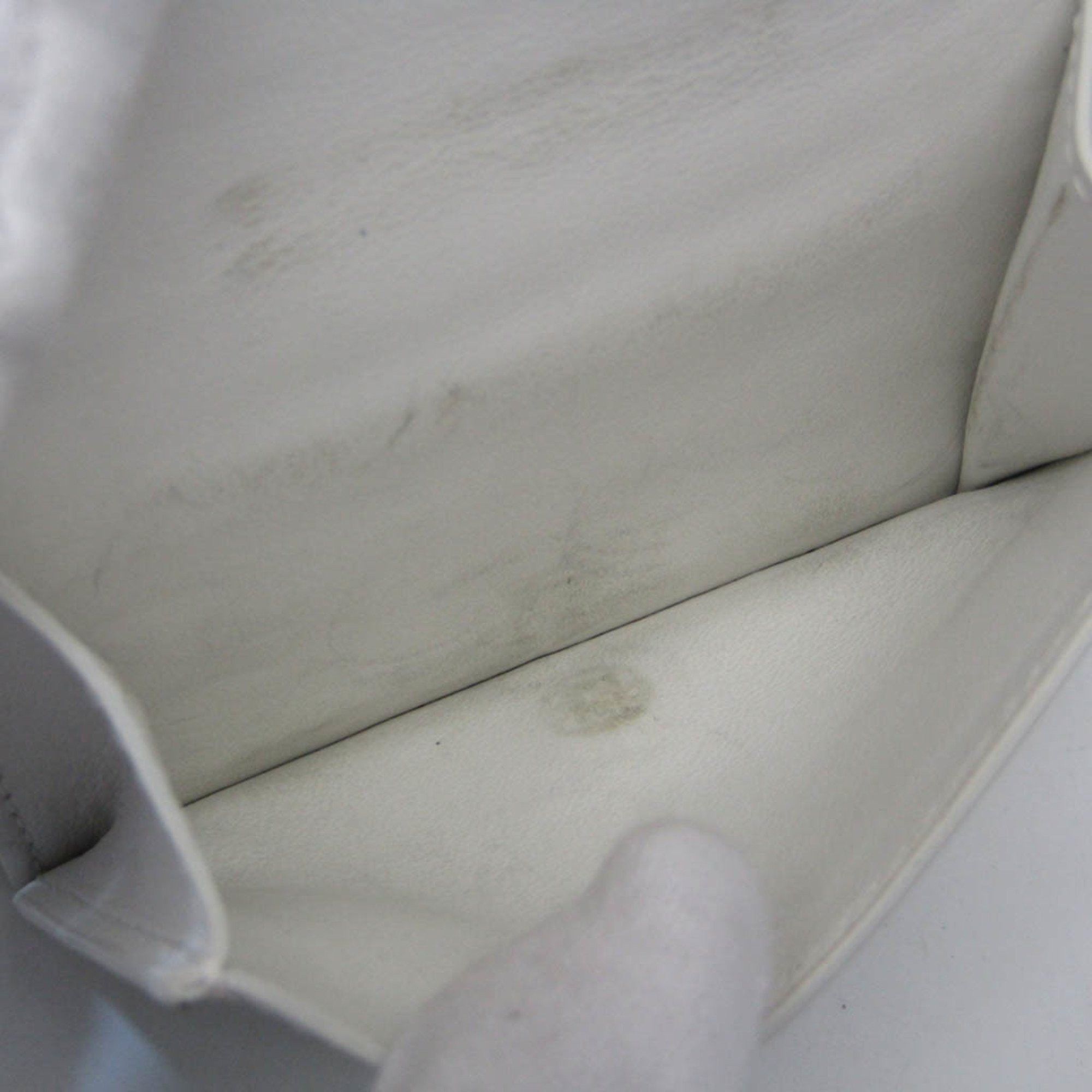 Bottega Veneta Intrecciato White Leather Wallet (Pre-Owned) Size ONE SIZE - 4 Thumbnail