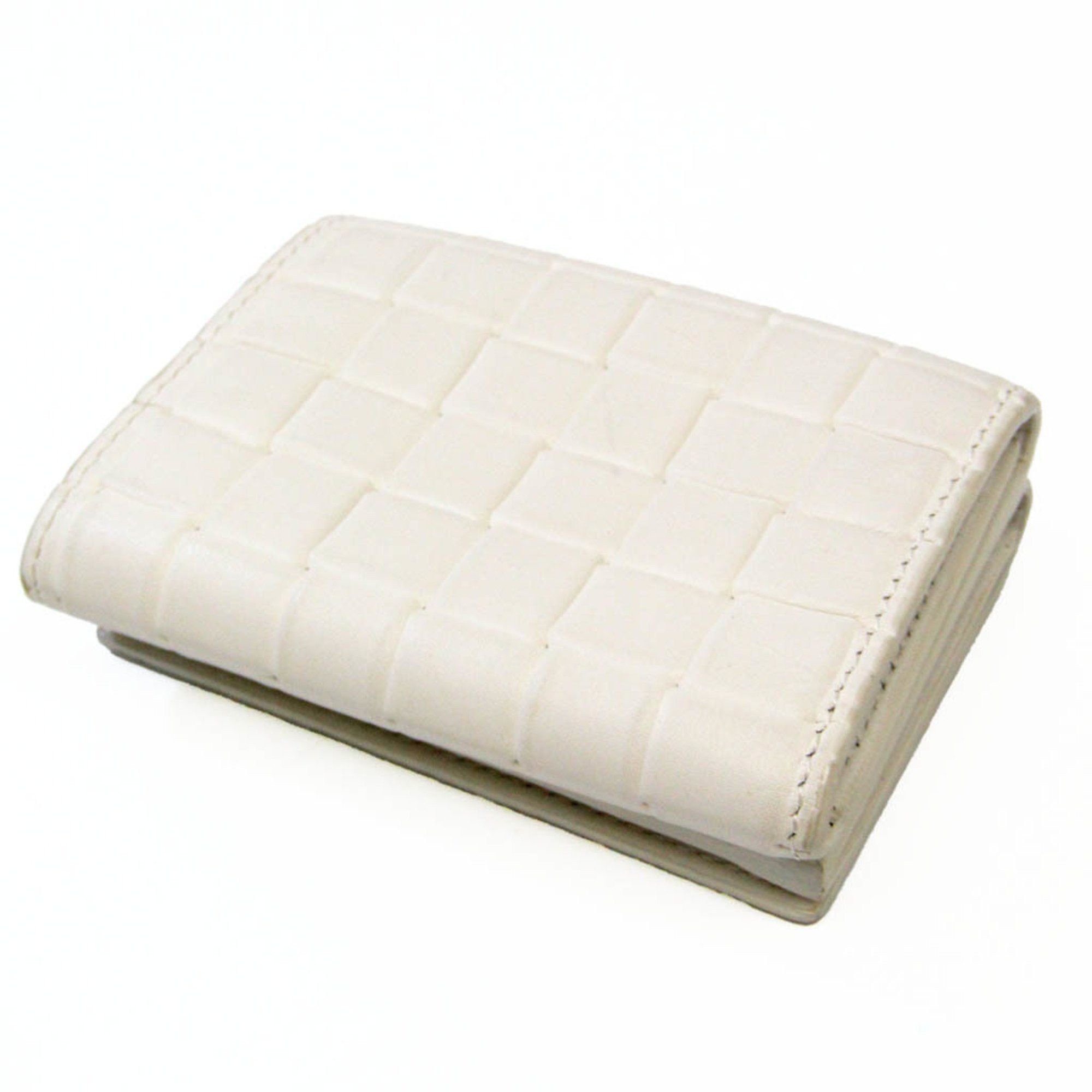 Bottega Veneta Intrecciato White Leather Wallet (Pre-Owned) Size ONE SIZE - 2 Thumbnail