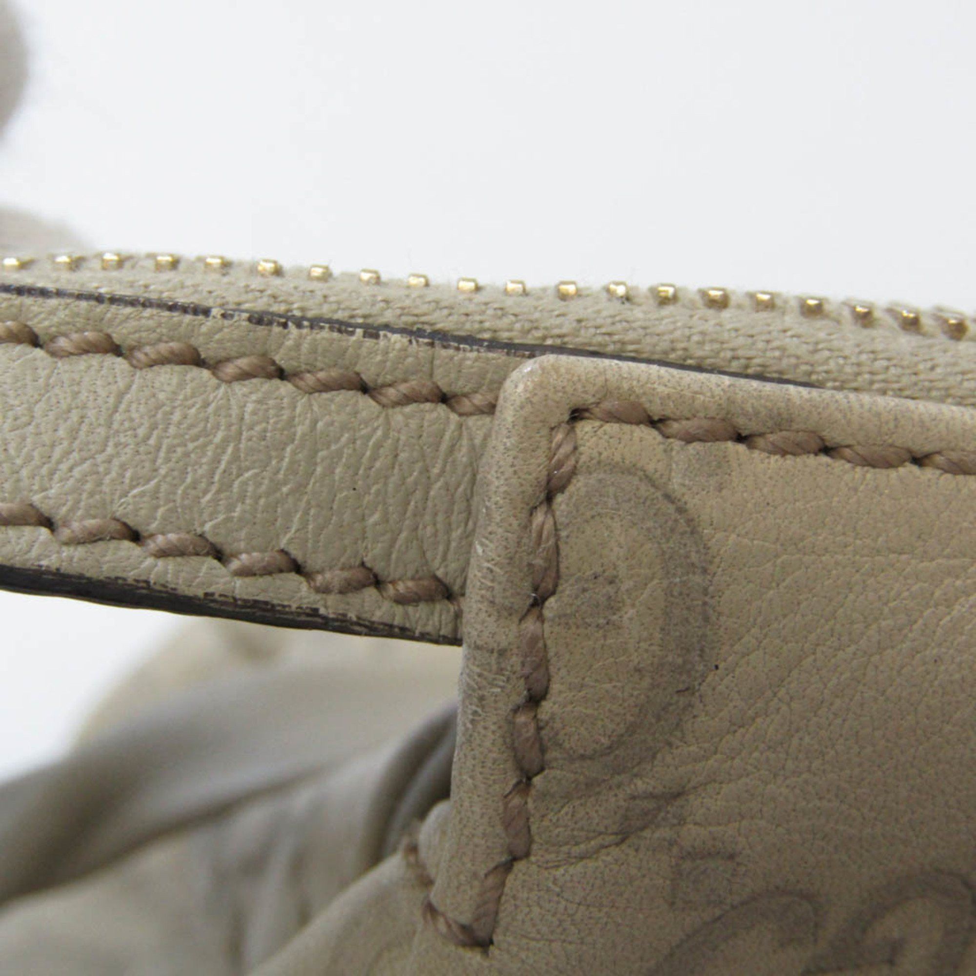 Gucci Hysteria Beige Leather Handbag (Pre-Owned) Size ONE SIZE - 9 Thumbnail