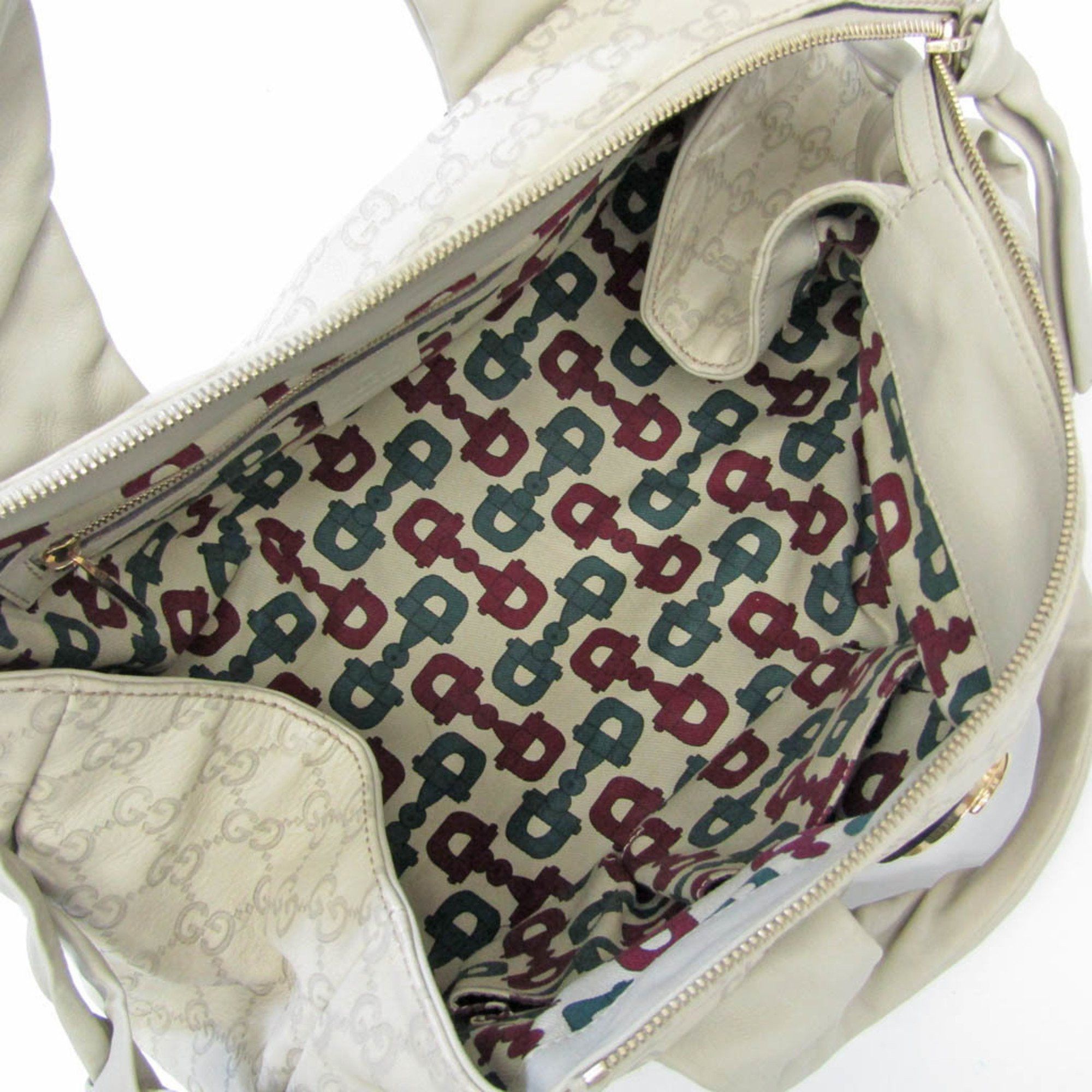 Gucci Hysteria Beige Leather Handbag (Pre-Owned) Size ONE SIZE - 3 Thumbnail