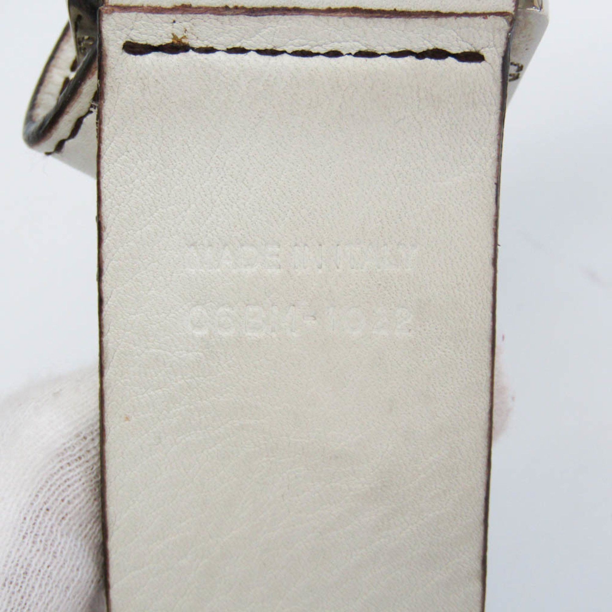 Dior Saddle White Leather Clutch Bag (Pre-Owned) Size ONE SIZE - 10 Thumbnail