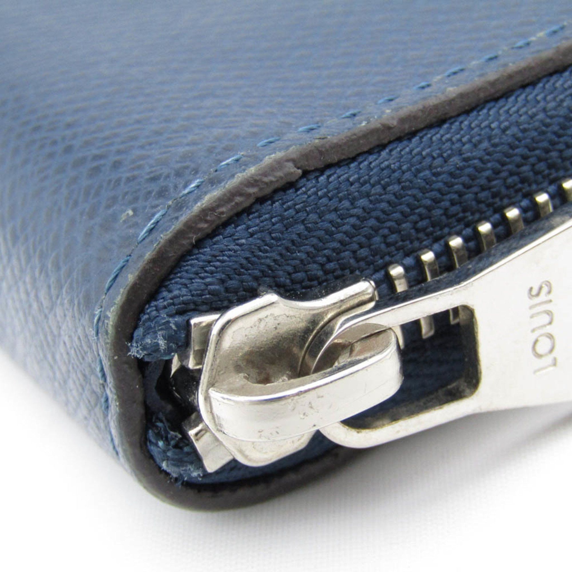 Louis Vuitton Zippy Wallet Vertical Navy Leather Wallet (Pre-Owned) Size ONE SIZE - 10 Thumbnail