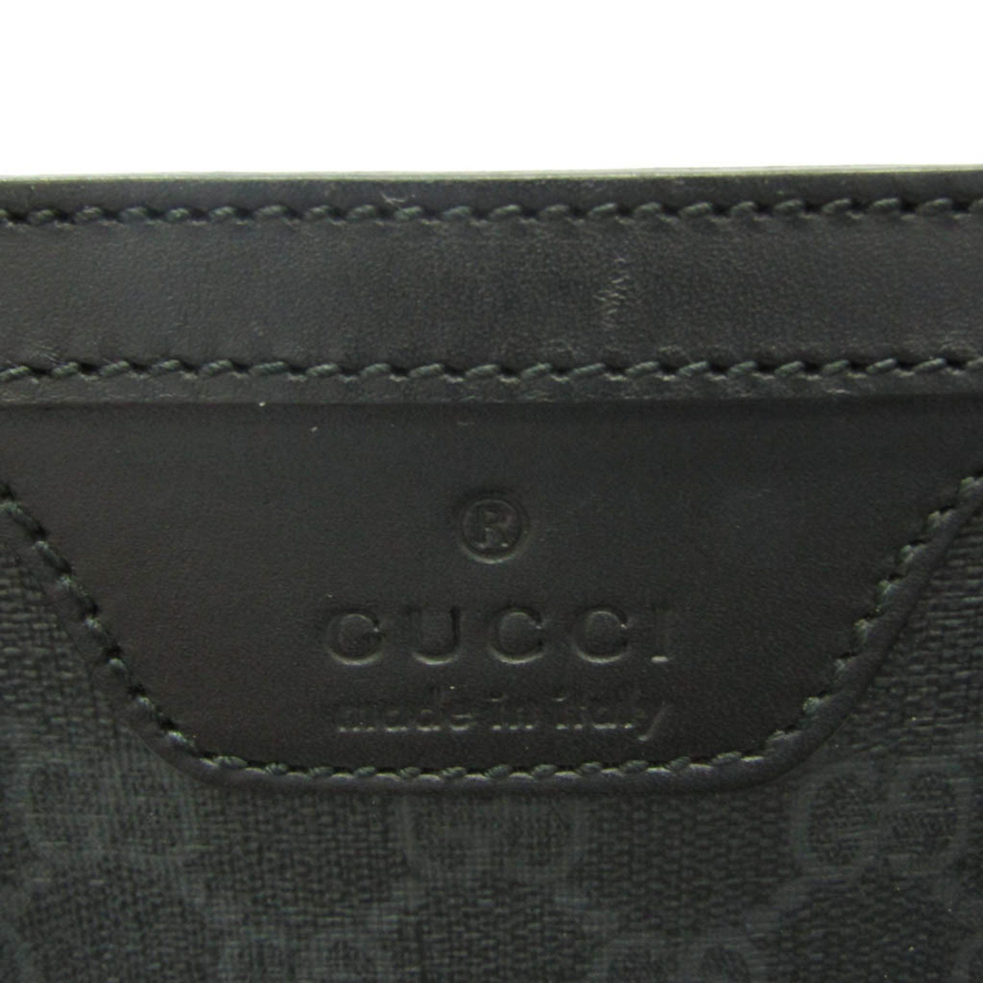 Gucci Gg Supreme Black Canvas Tote Bag (Pre-Owned) Size ONE SIZE - 7 Thumbnail