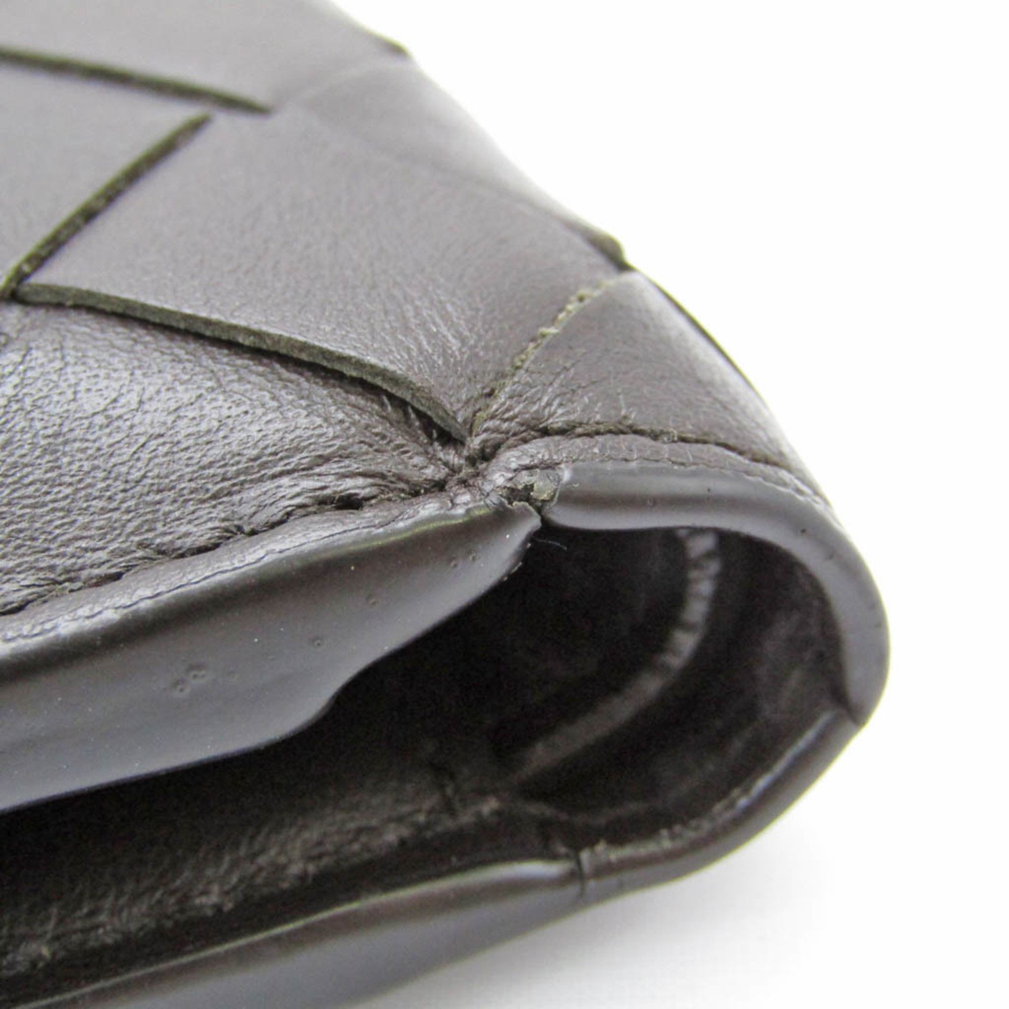 Bottega Veneta Intrecciato Brown Leather Wallet (Pre-Owned) Size ONE SIZE - 9 Thumbnail