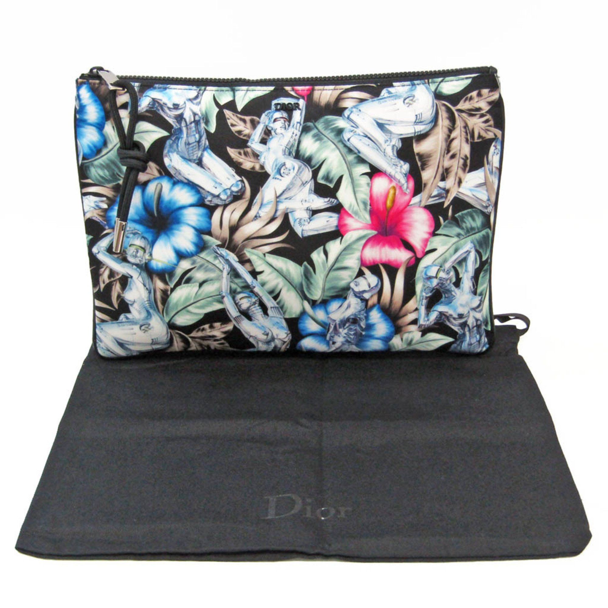 Dior Multicolour Canvas Clutch Bag (Pre-Owned) Size ONE SIZE - 7 Thumbnail