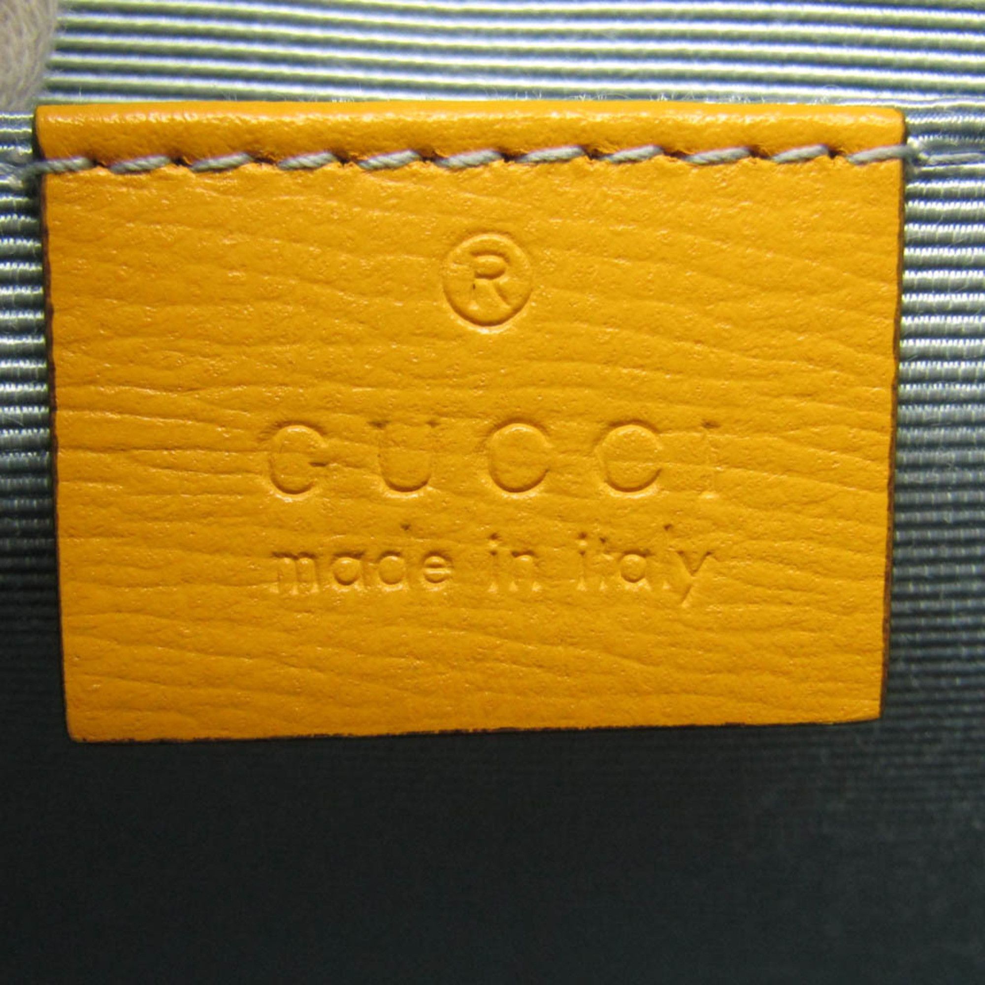 Gucci Mors Yellow Leather Shoulder Bag (Pre-Owned) Size ONE SIZE - 7 Thumbnail