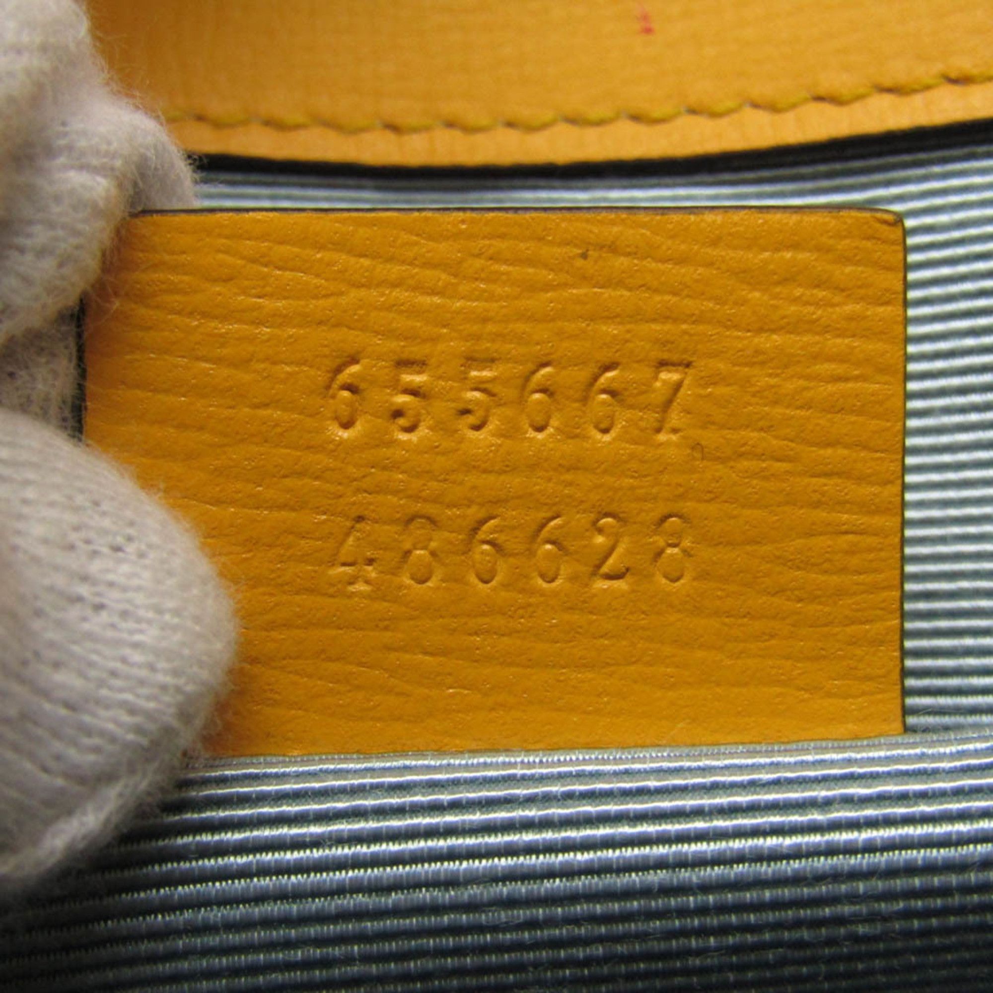 Gucci Mors Yellow Leather Shoulder Bag (Pre-Owned) Size ONE SIZE - 5 Thumbnail